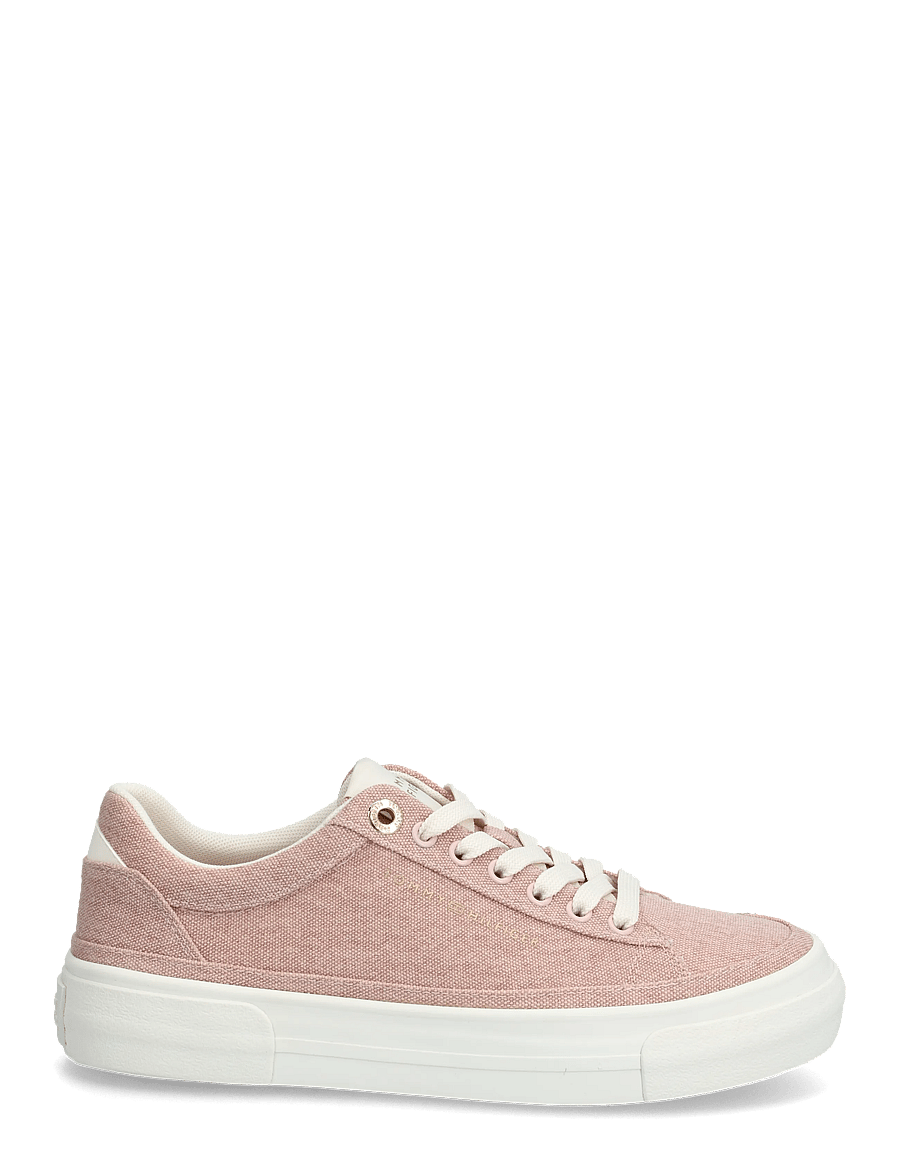 Tommy Hilfiger - TH FOXING PLATFORM WASHED CANVAS - niedrige sneakers - foggy pink - 1