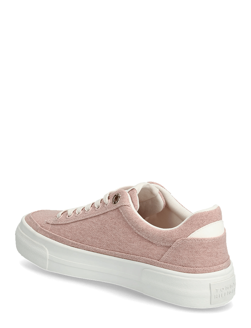 Tommy Hilfiger - TH FOXING PLATFORM WASHED CANVAS - låga sneakers - foggy pink - 2