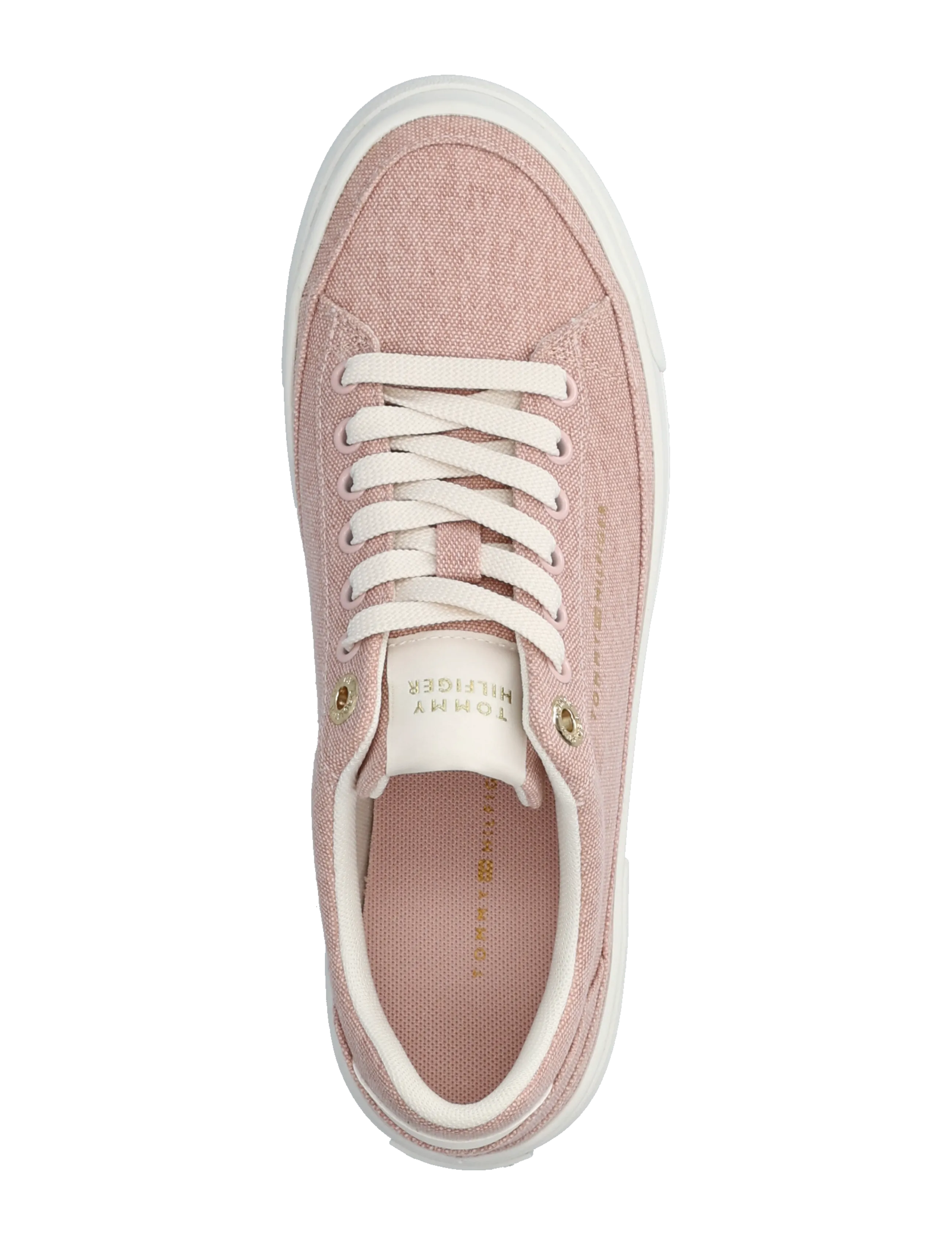 Tommy Hilfiger - TH FOXING PLATFORM WASHED CANVAS - niedrige sneakers - foggy pink - 3