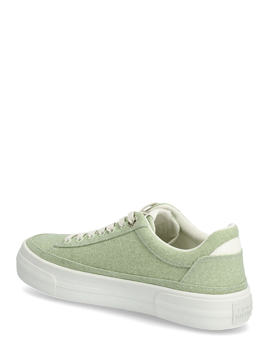 Tommy Hilfiger - TH FOXING PLATFORM WASHED CANVAS - lave sneakers - gentle jade - 2