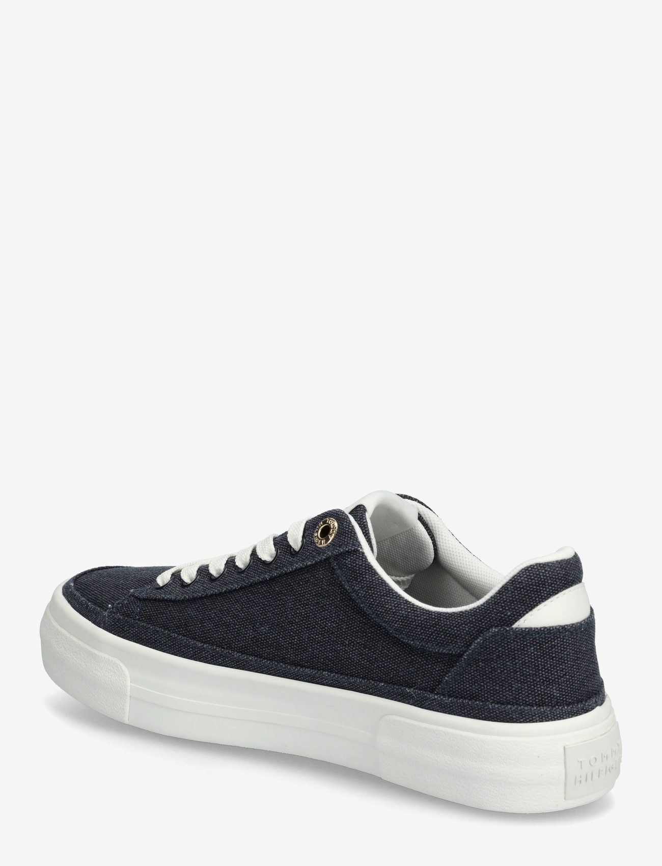 Tommy Hilfiger - TH FOXING PLATFORM WASHED CANVAS - låga sneakers - space blue - 2