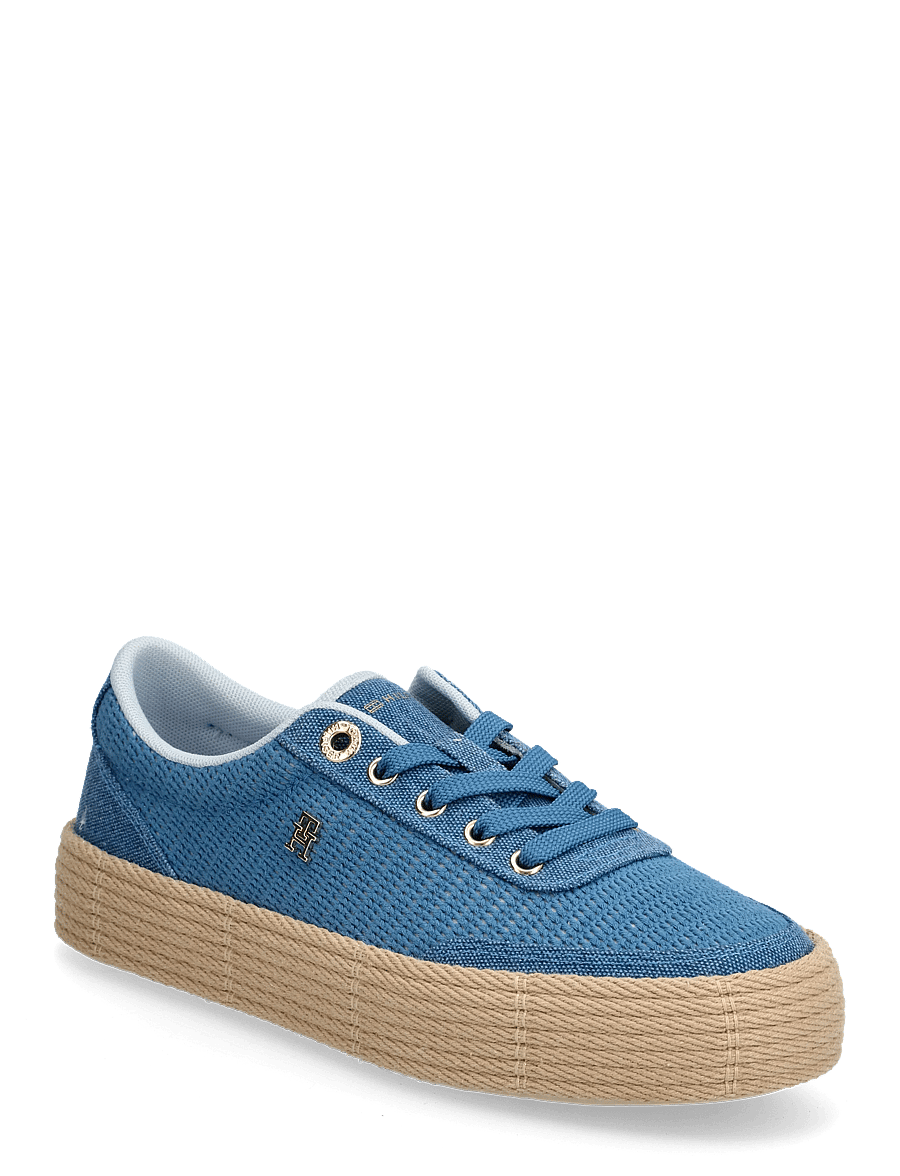 Tommy Hilfiger - TH FOXING PLATFORM ROPE - konfirmation - cobalt steel breezy blue - 0