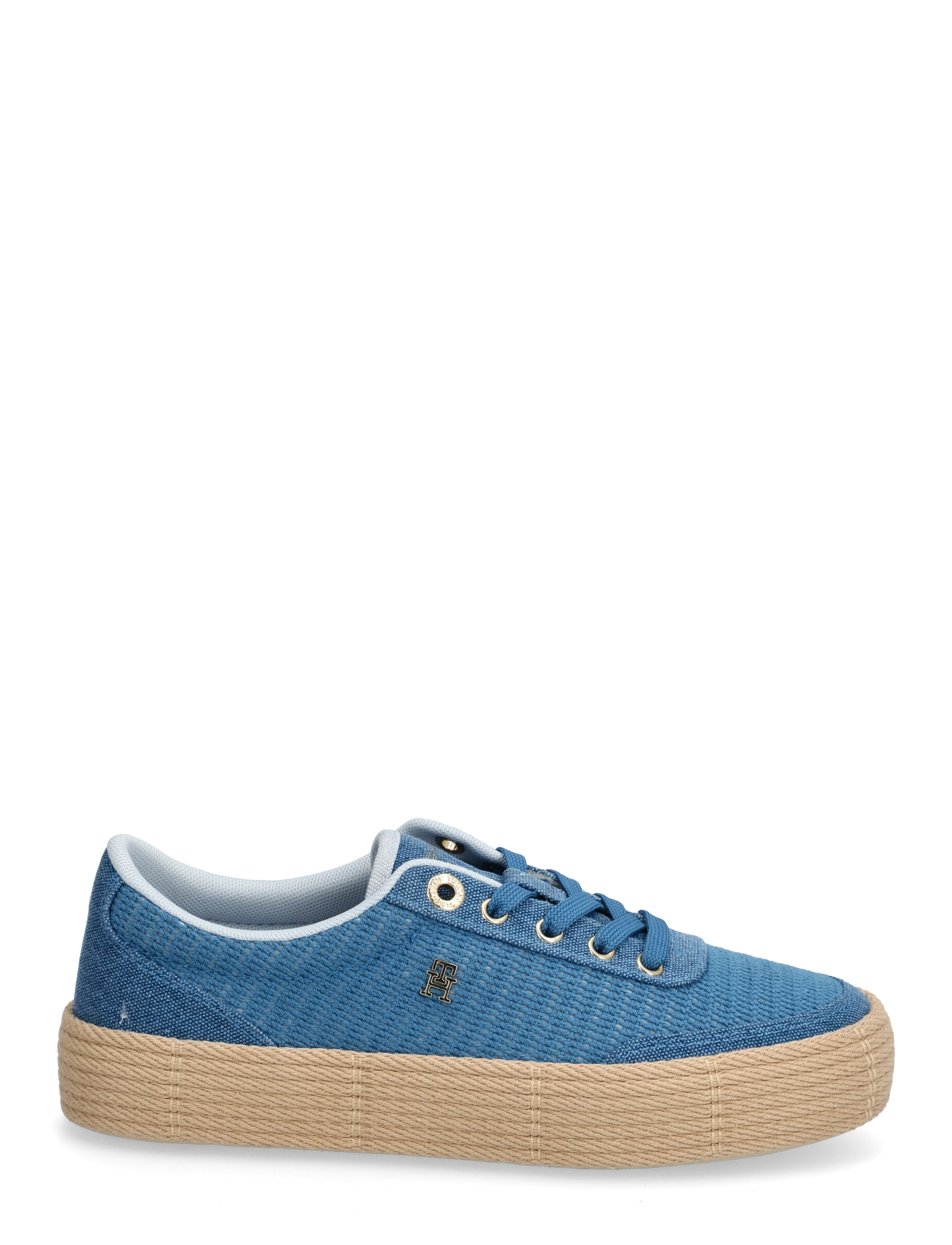 Tommy Hilfiger - TH FOXING PLATFORM ROPE - konfirmation - cobalt steel breezy blue - 1