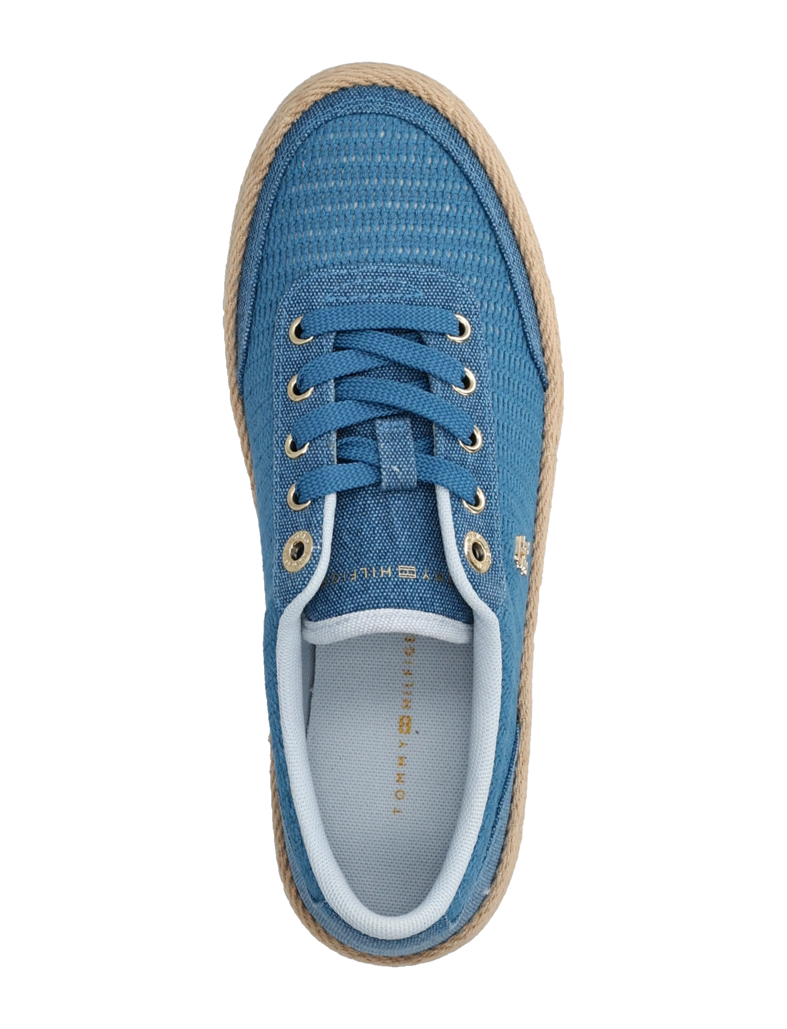 Tommy Hilfiger - TH FOXING PLATFORM ROPE - konfirmation - cobalt steel breezy blue - 3