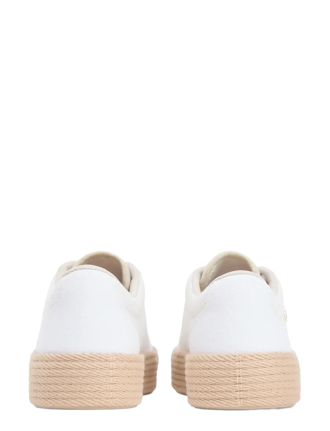 Tommy Hilfiger - TH FOXING PLATFORM ROPE - ferming - white classic khaki - 2