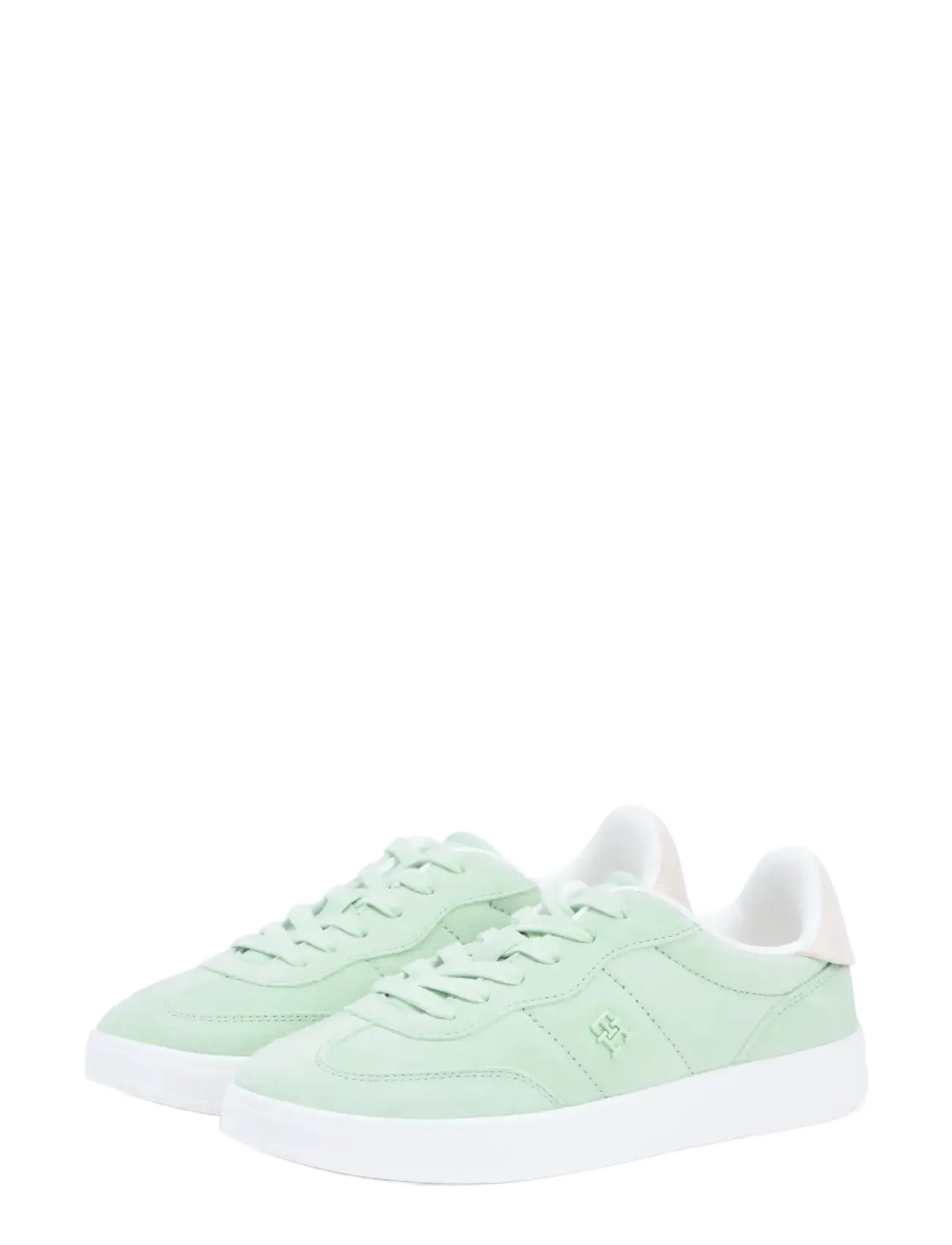 Tommy Hilfiger Th Heritage Monogram Sneaker, 42, Green, Sneakers > Sneakers Med Lav Top, Dame