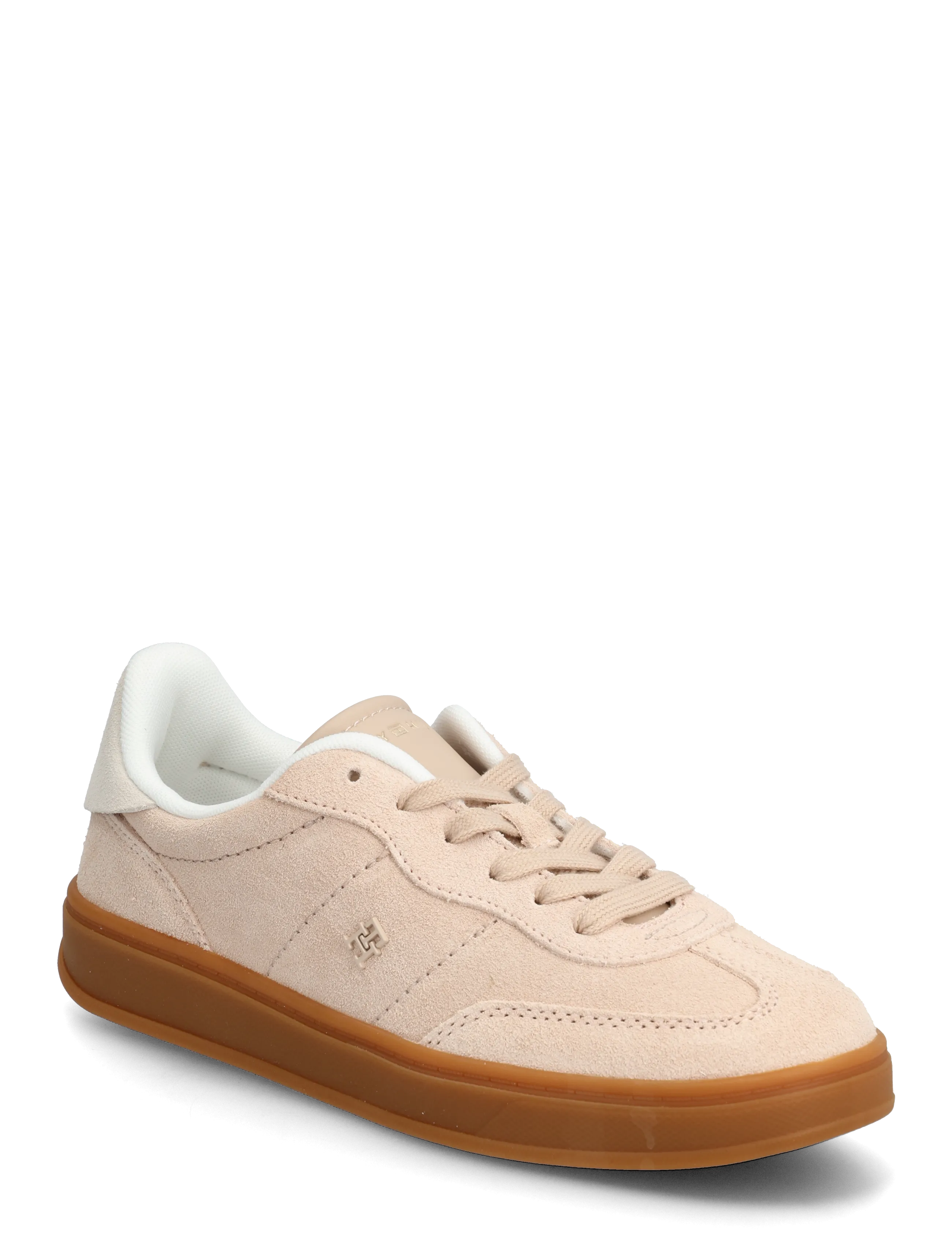 Tommy Hilfiger Th Heritage Monogram Sneaker, 41, Pink, Sneakers > Sneakers Med Lav Top, Dame