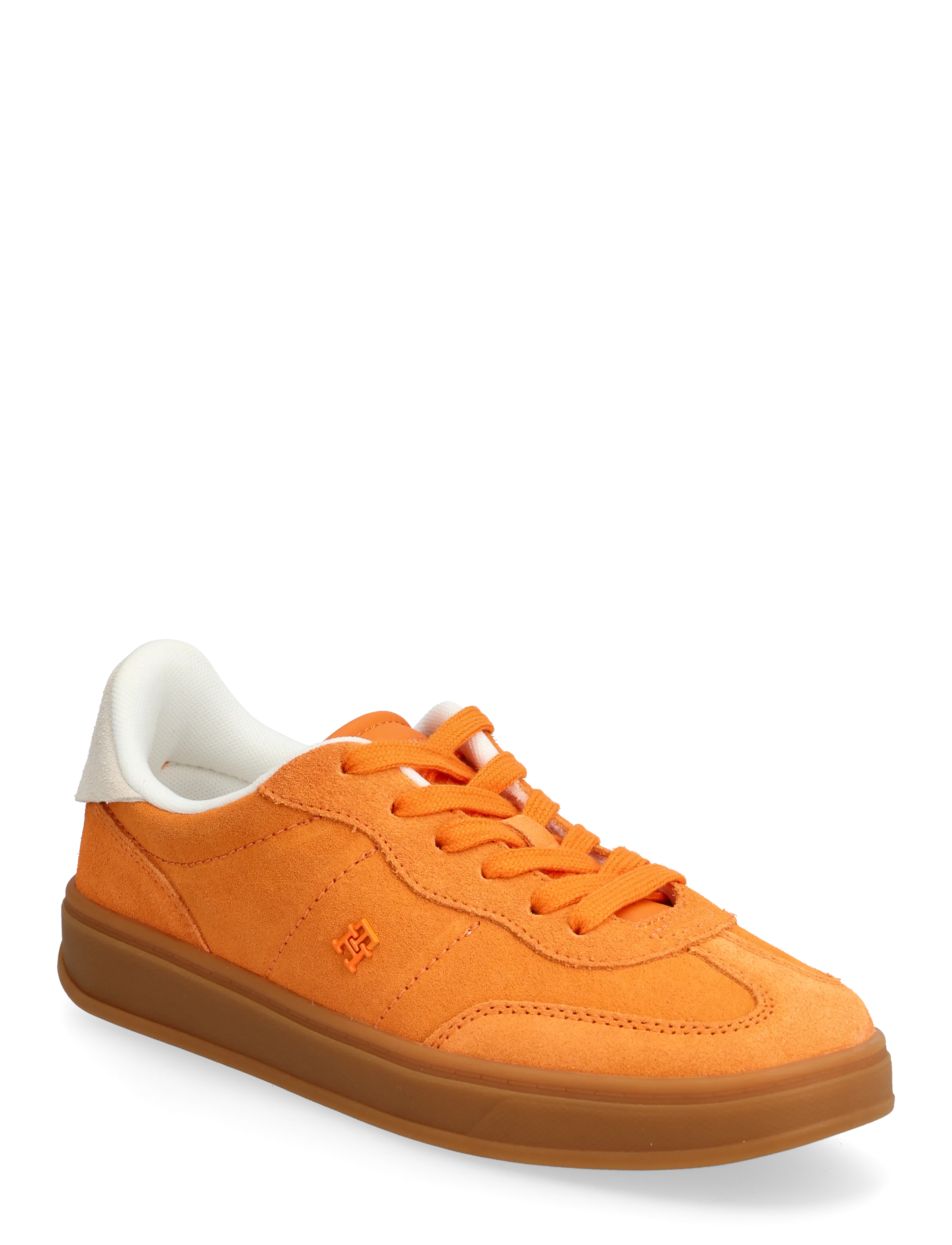 Tommy Hilfiger Th Heritage Monogram Sneaker, 40, Orange, Sneakers > Sneakers Med Lav Top, Dame