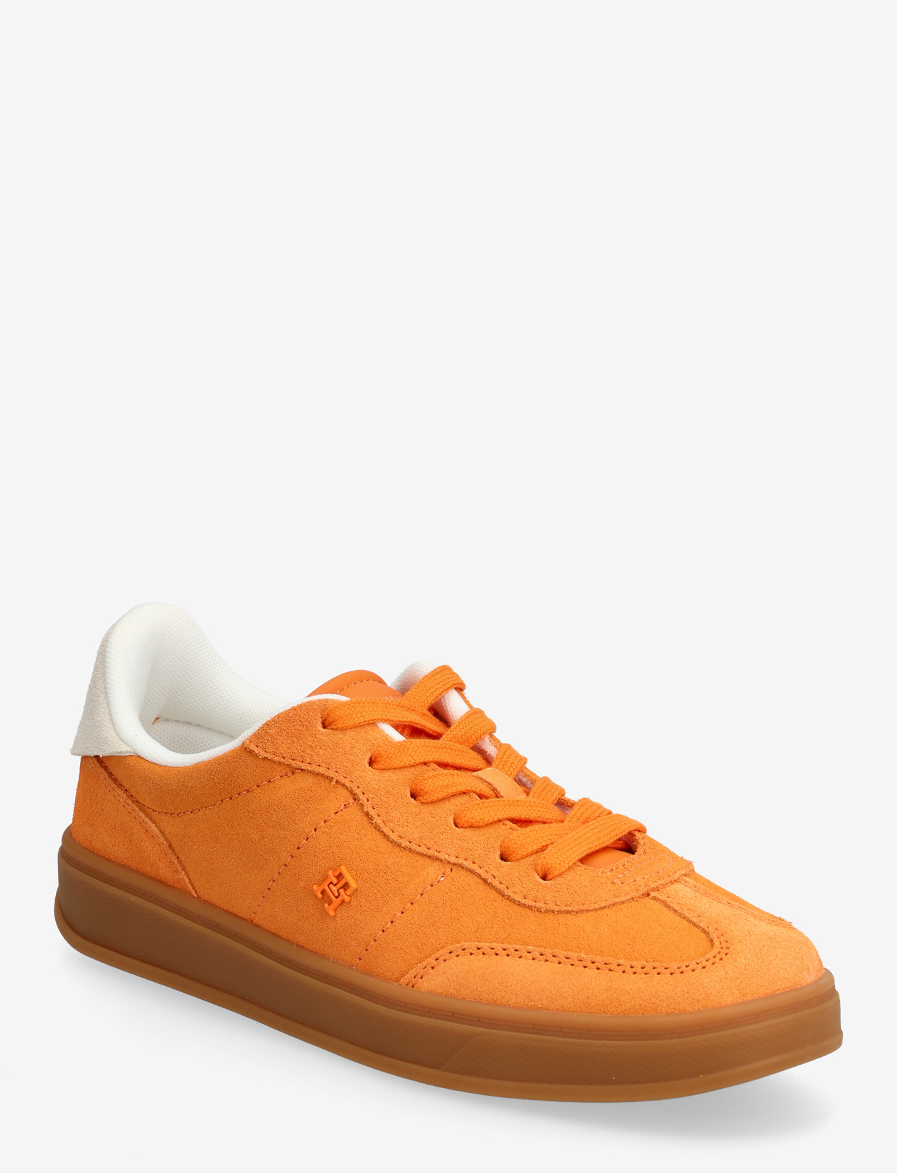 Tommy Hilfiger - TH HERITAGE MONOGRAM SNEAKER - lave sneakers - orange thunder - 0