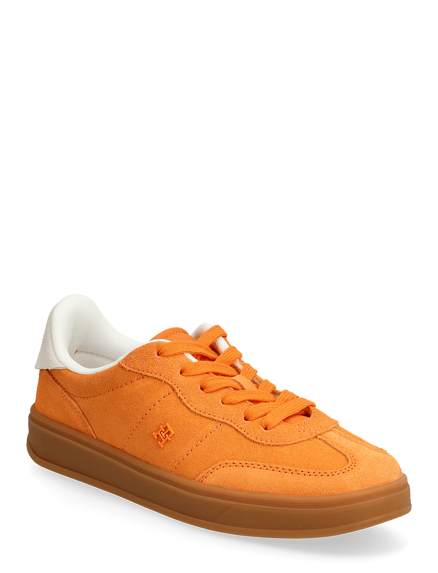 Tommy Hilfiger - TH HERITAGE MONOGRAM SNEAKER - niedrige sneaker - orange thunder - 0