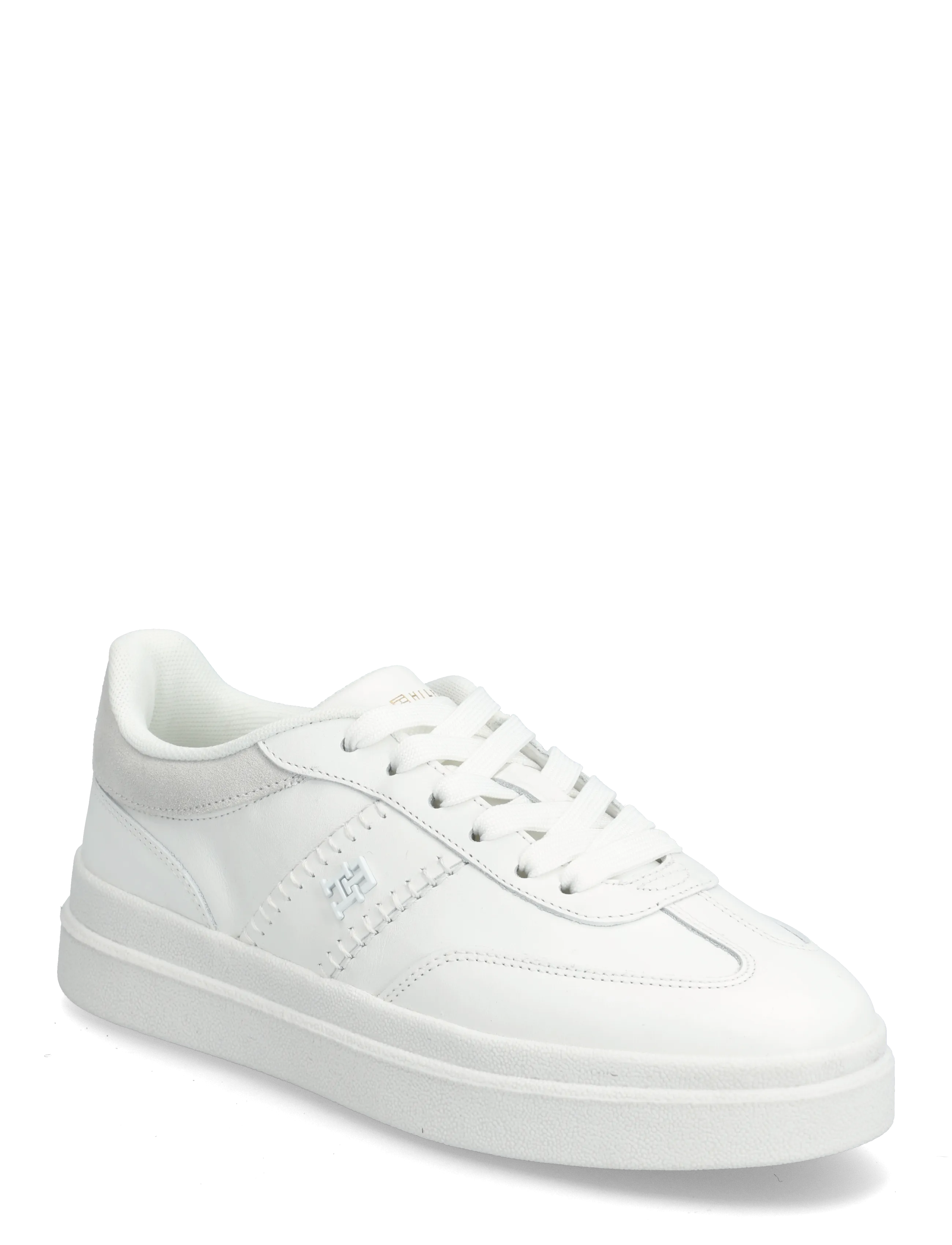 Tommy Hilfiger TH MODERN COURT LTR SNEAKER - Sneakers - ECRU / white