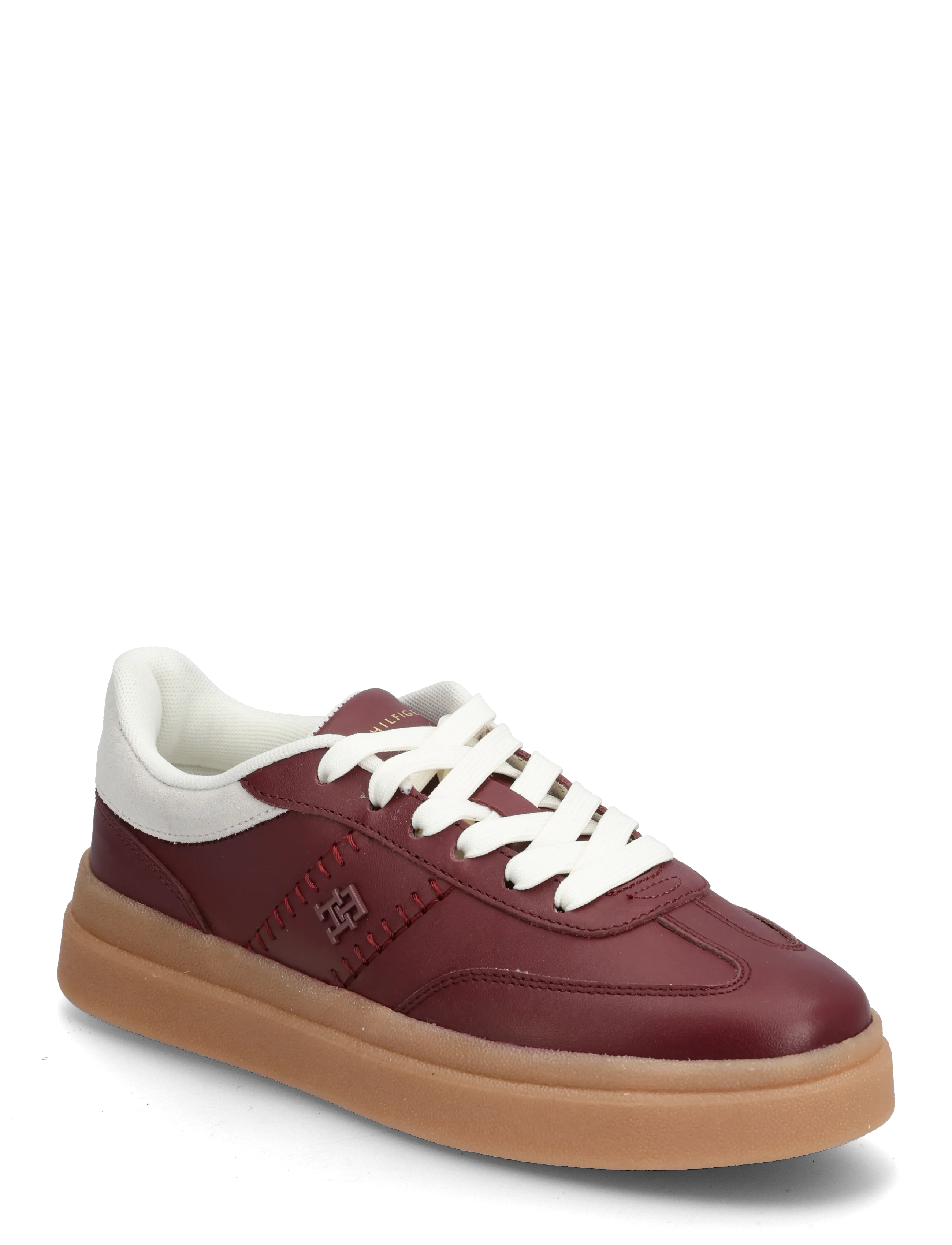 TOMMY HILFIGER Th Modern Court Ltr Sneaker Burgundy - 37 - Damen