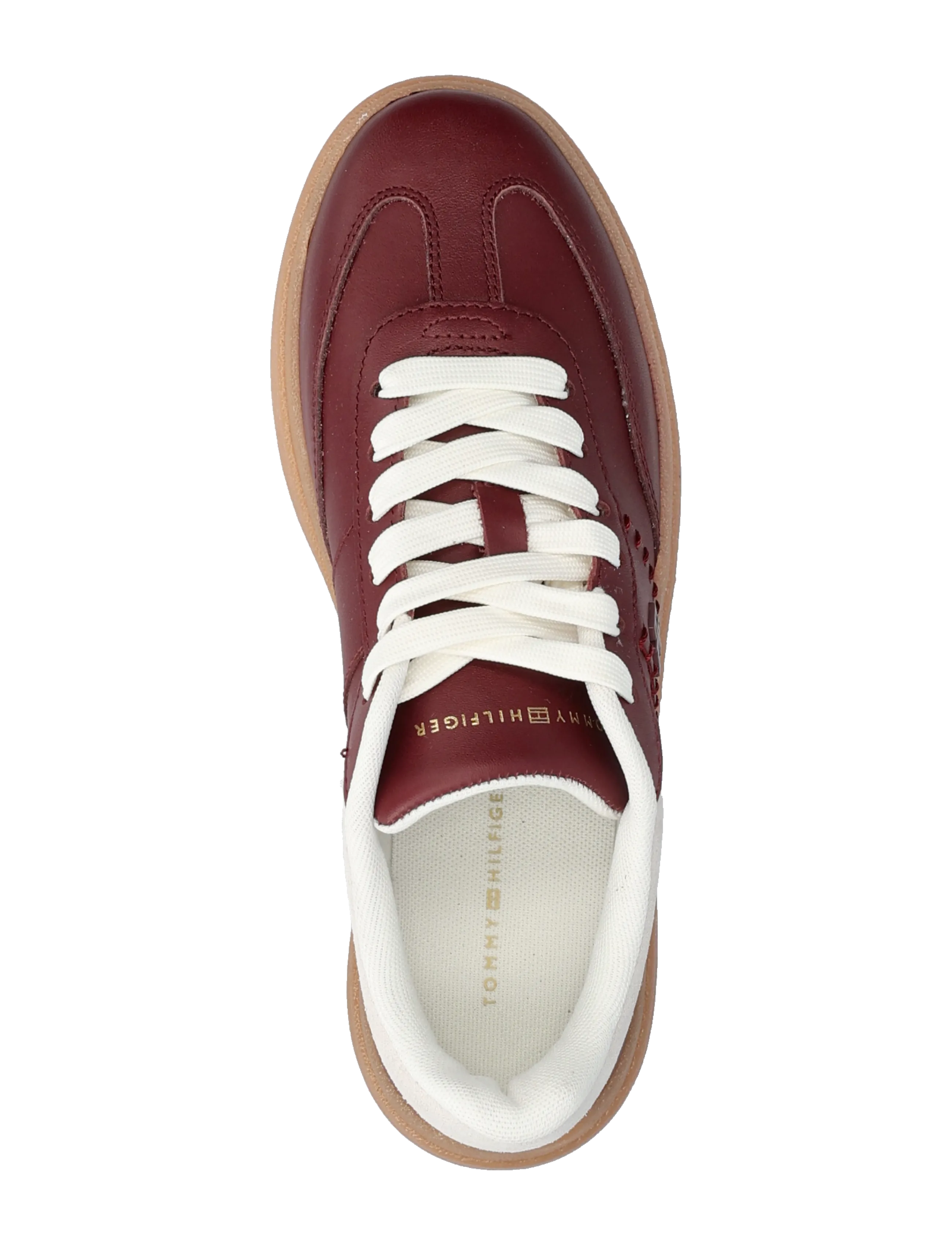 Tommy Hilfiger - TH MODERN COURT LTR SNEAKER - konfirmation - velvet maroon - 3