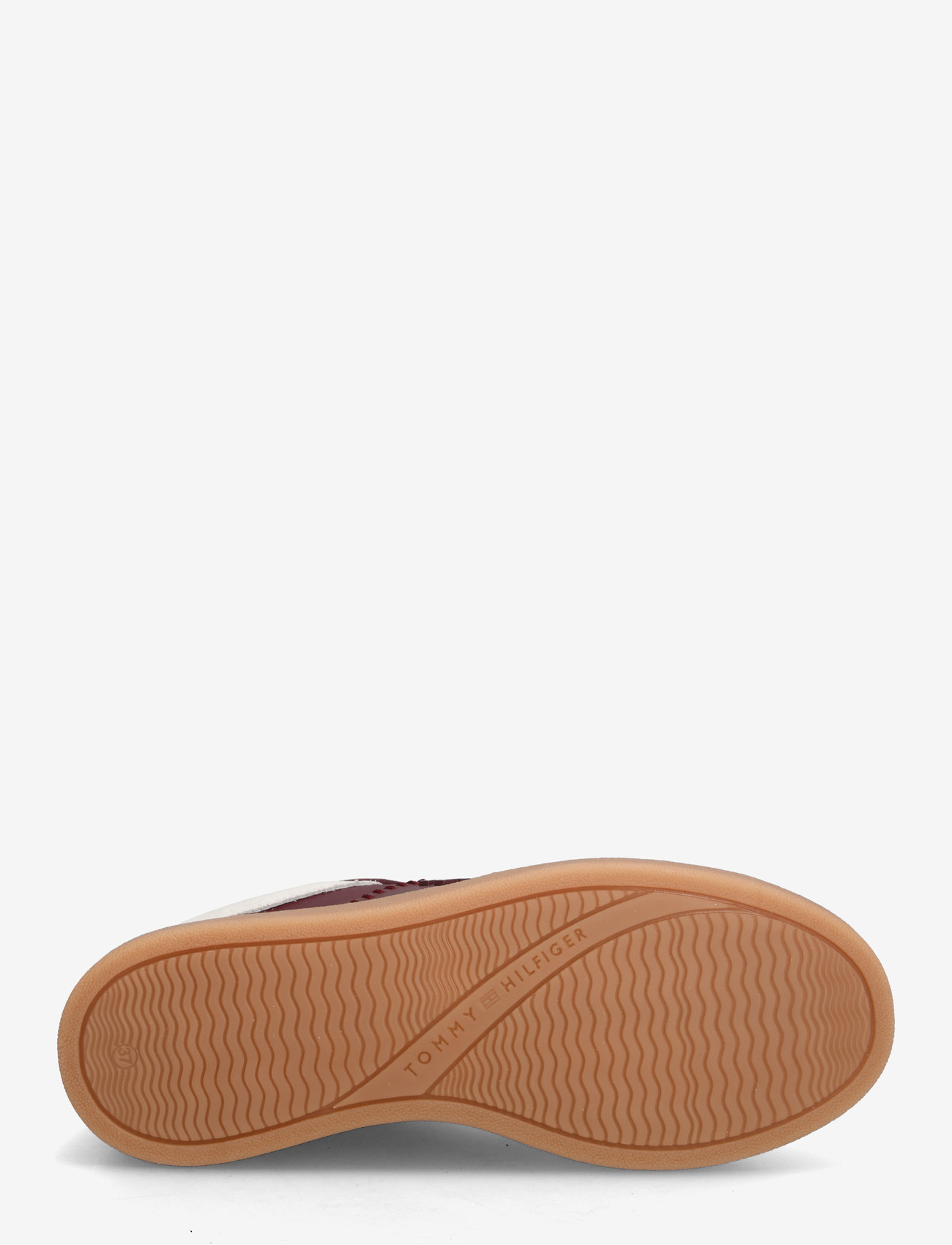 Tommy Hilfiger - TH MODERN COURT LTR SNEAKER - låga sneakers - velvet maroon - 4