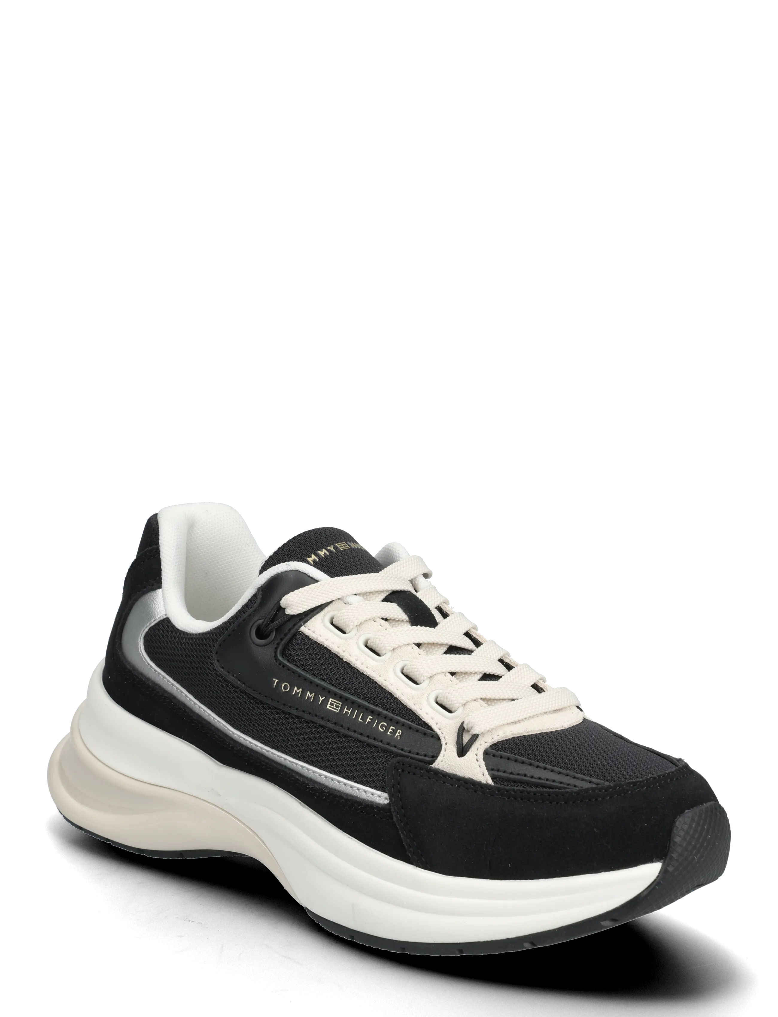 Tommy Hilfiger Th Sporty Chic Runner, Kvinder, Runner Sneakers, Sort, Str: 36