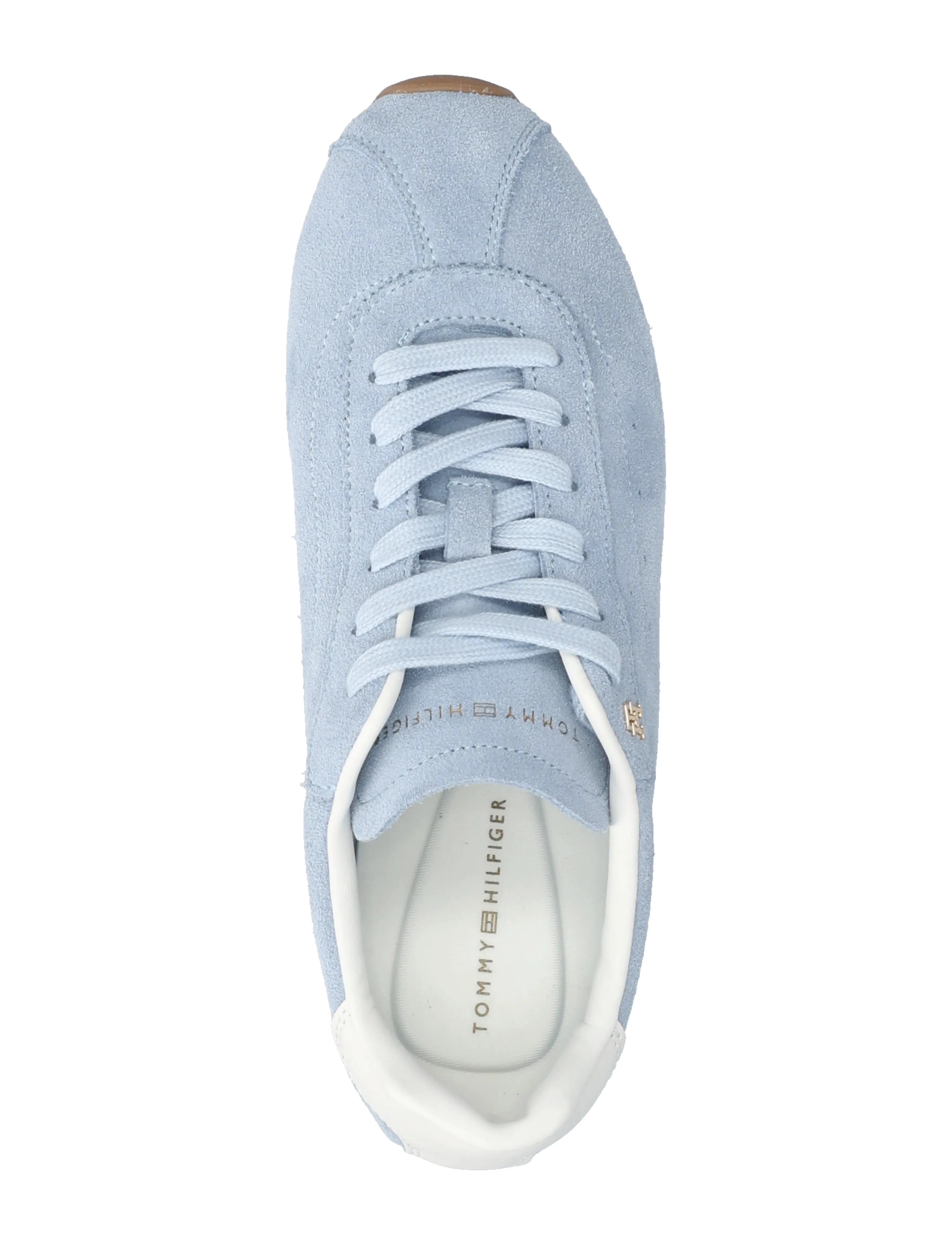 Tommy Hilfiger - TH BELLA LOW RUNNER SUEDE - niedrige sneaker - breezy blue - 3
