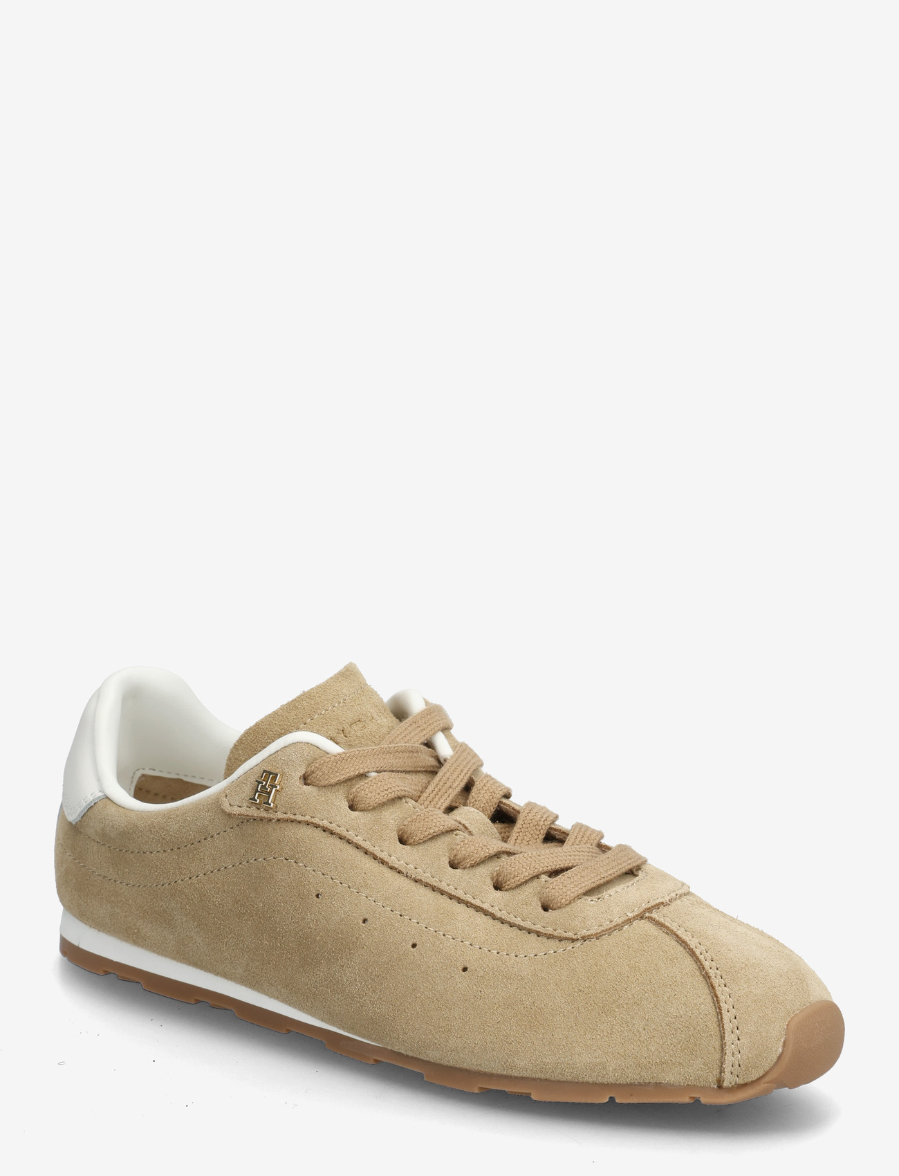 Tommy Hilfiger - TH BELLA LOW RUNNER SUEDE - låga sneakers - safari canvas - 0