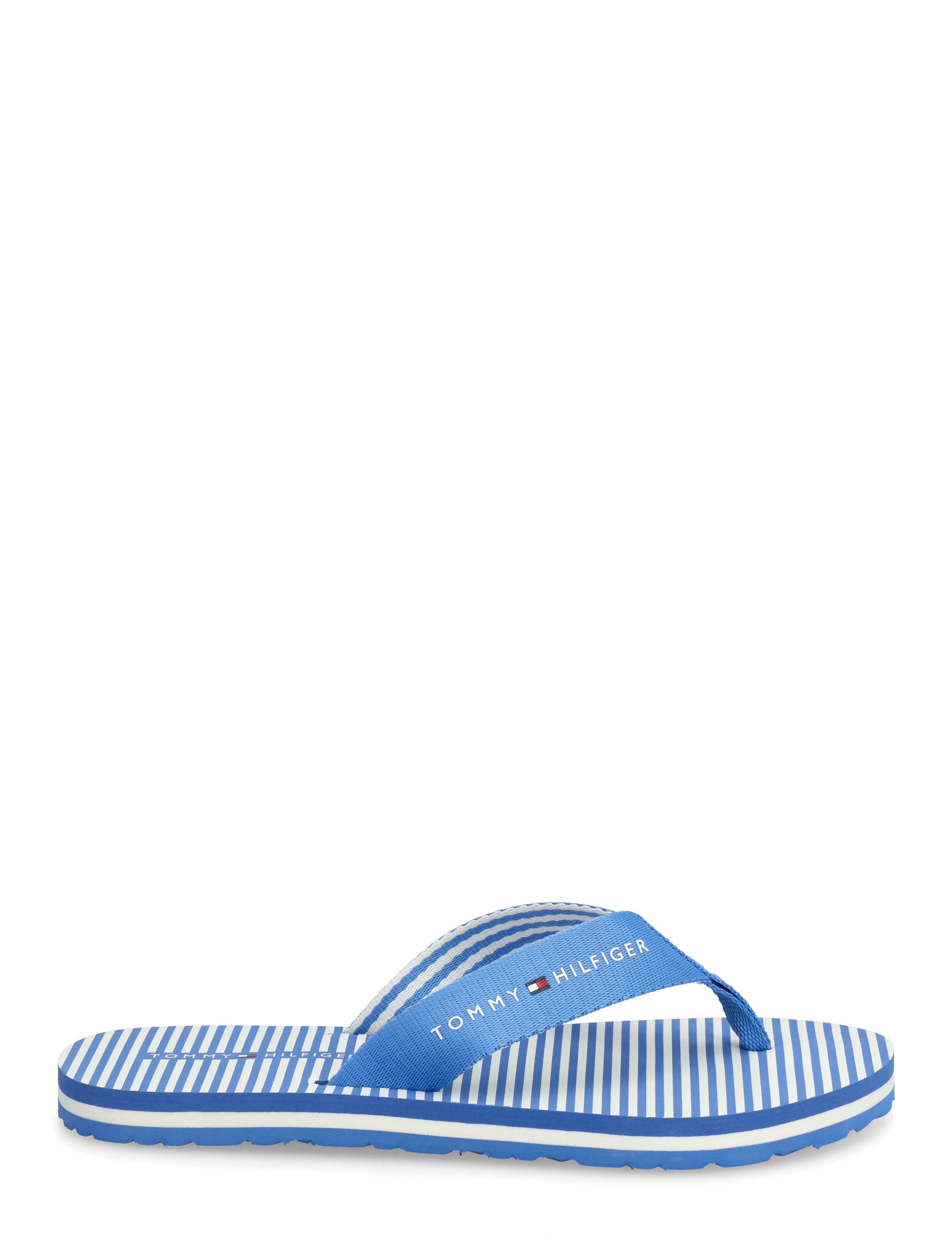 Tommy Hilfiger - TH ITHACA STRIPE SUMMER SANDAL - klipklapper - blue spell - 1