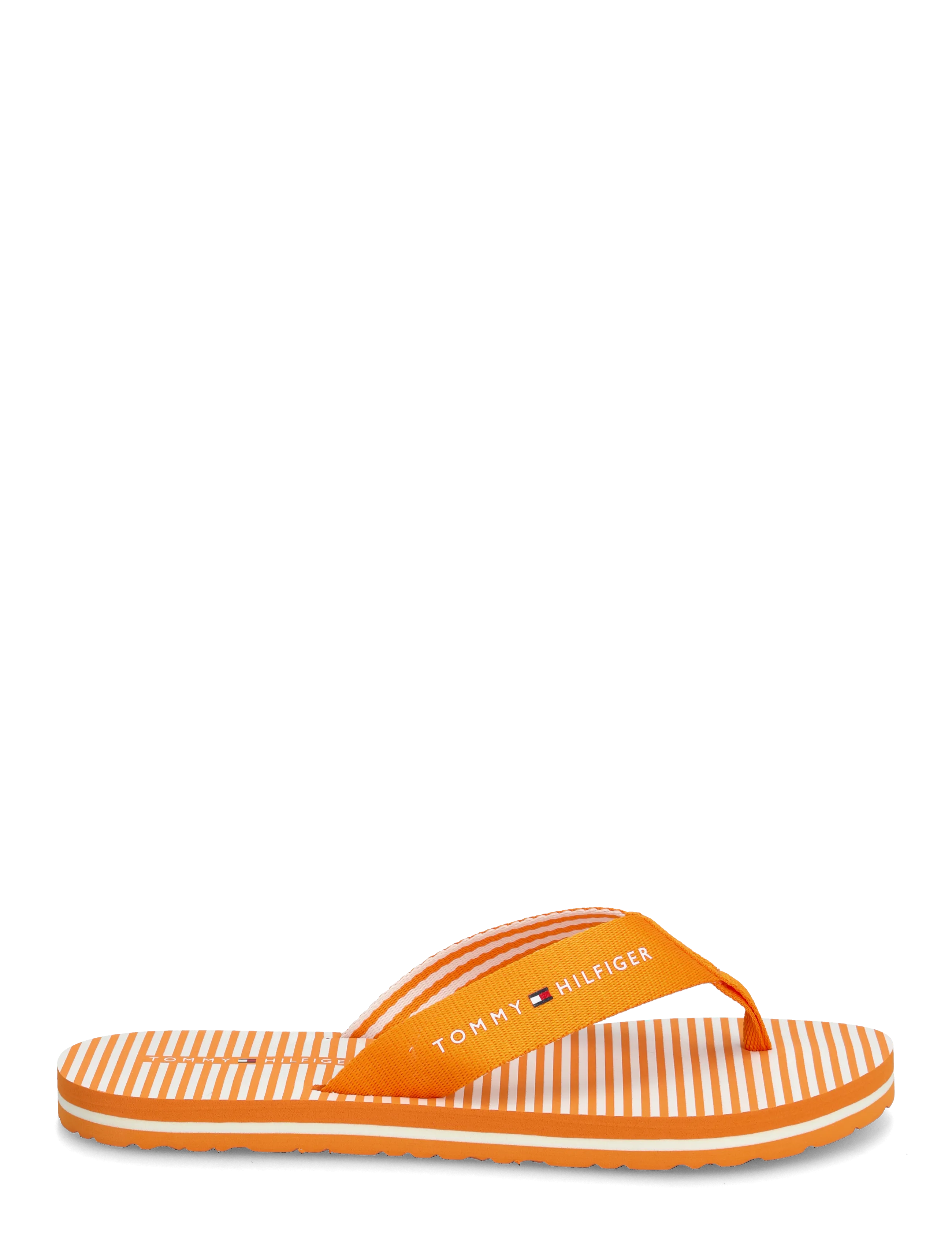 Tommy Hilfiger - TH ITHACA STRIPE SUMMER SANDAL - flip flops - orange hype - 1