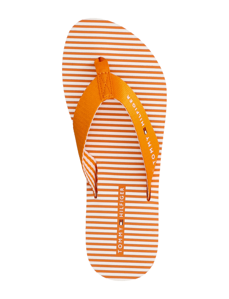 Tommy Hilfiger - TH ITHACA STRIPE SUMMER SANDAL - flip flops - orange hype - 3