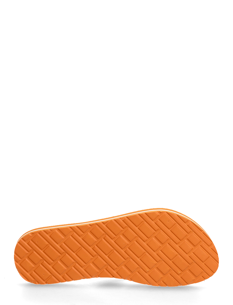 Tommy Hilfiger - TH ITHACA STRIPE SUMMER SANDAL - flip flops - orange hype - 4