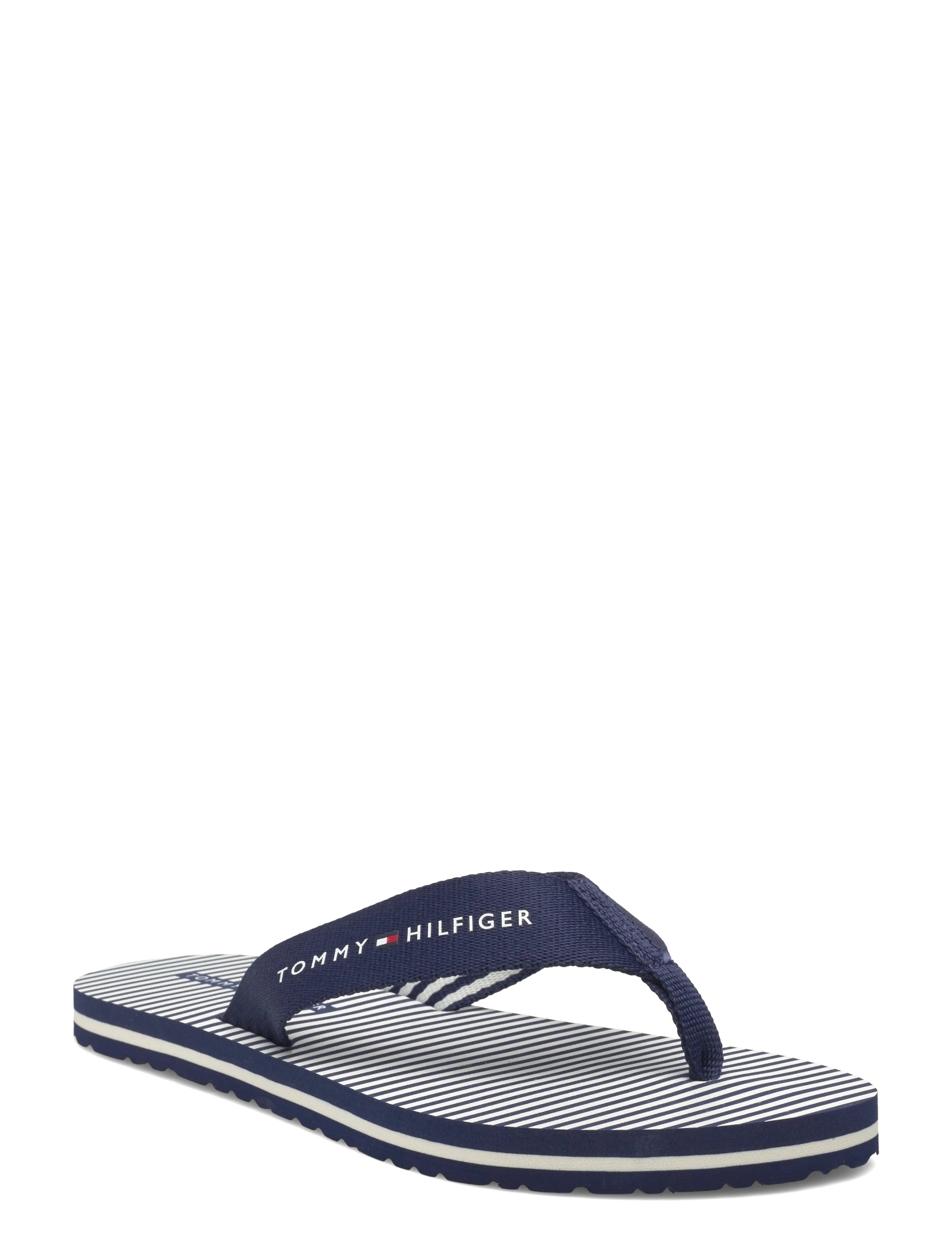 Tommy Hilfiger TH ITHACA STRIPE SUMMER SANDAL - Flip Flops - PREPPY NAVY / navy