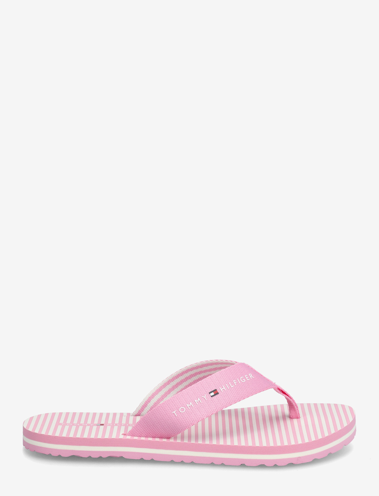 Tommy Hilfiger - TH ITHACA STRIPE SUMMER SANDAL - klipklapper - rose petal - 1