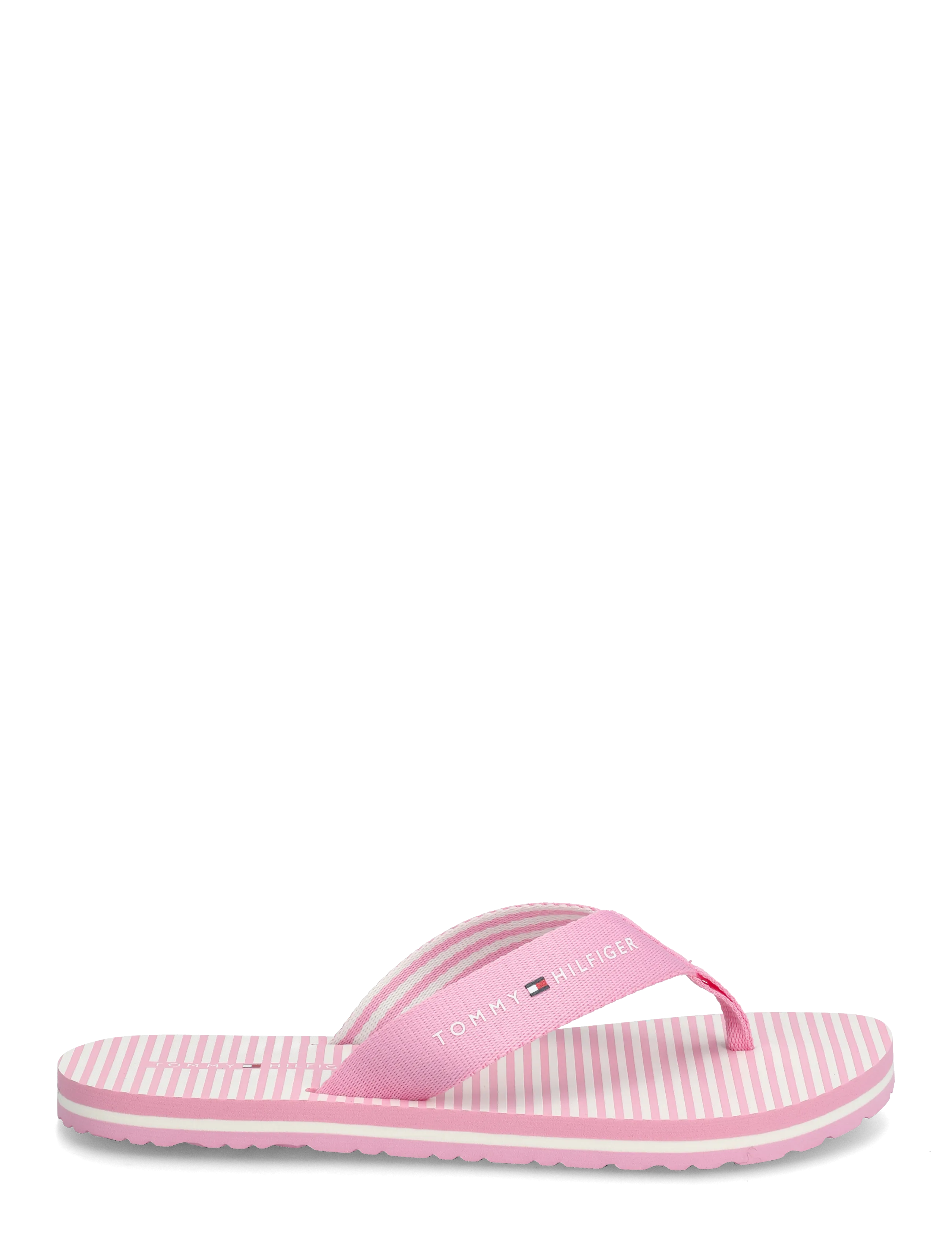 Tommy Hilfiger - TH ITHACA STRIPE SUMMER SANDAL - plätud - rose petal - 1