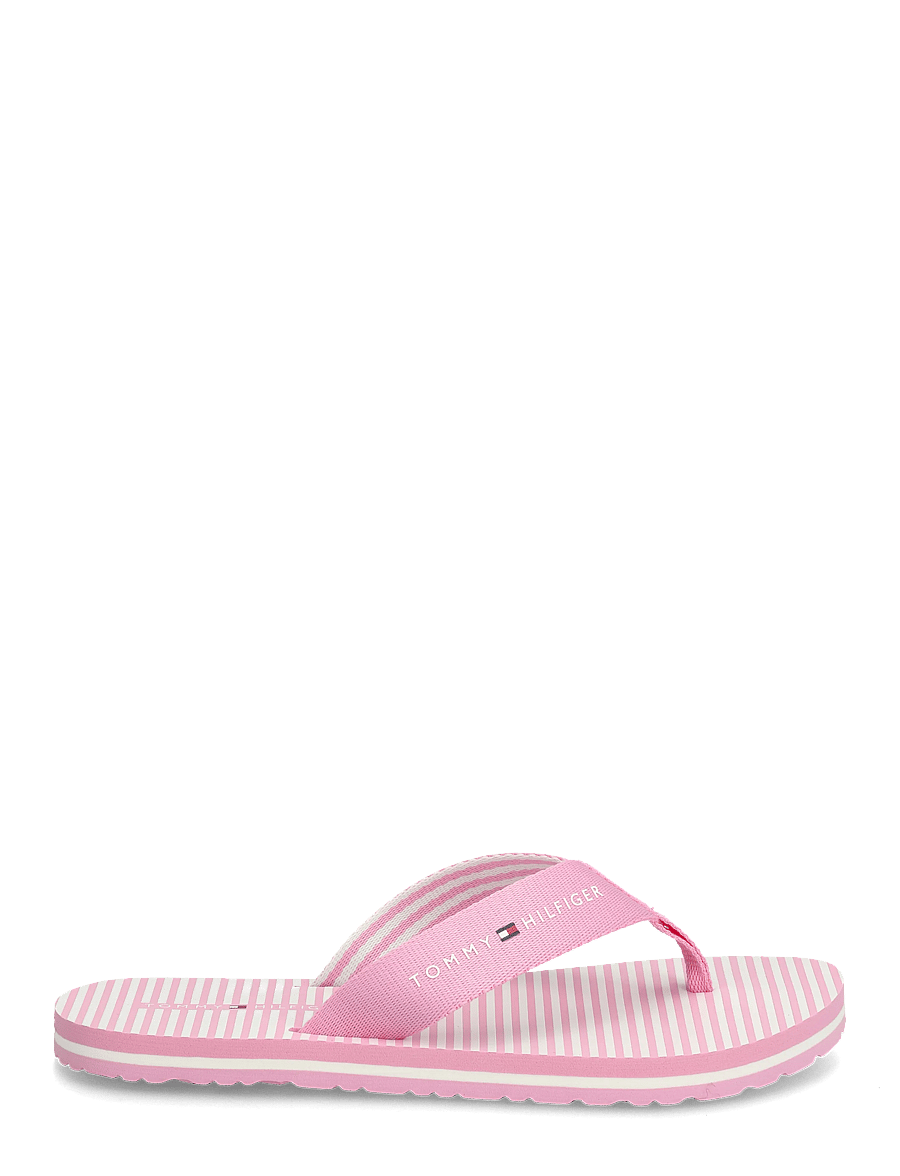 Tommy Hilfiger - TH ITHACA STRIPE SUMMER SANDAL - plätud - rose petal - 1
