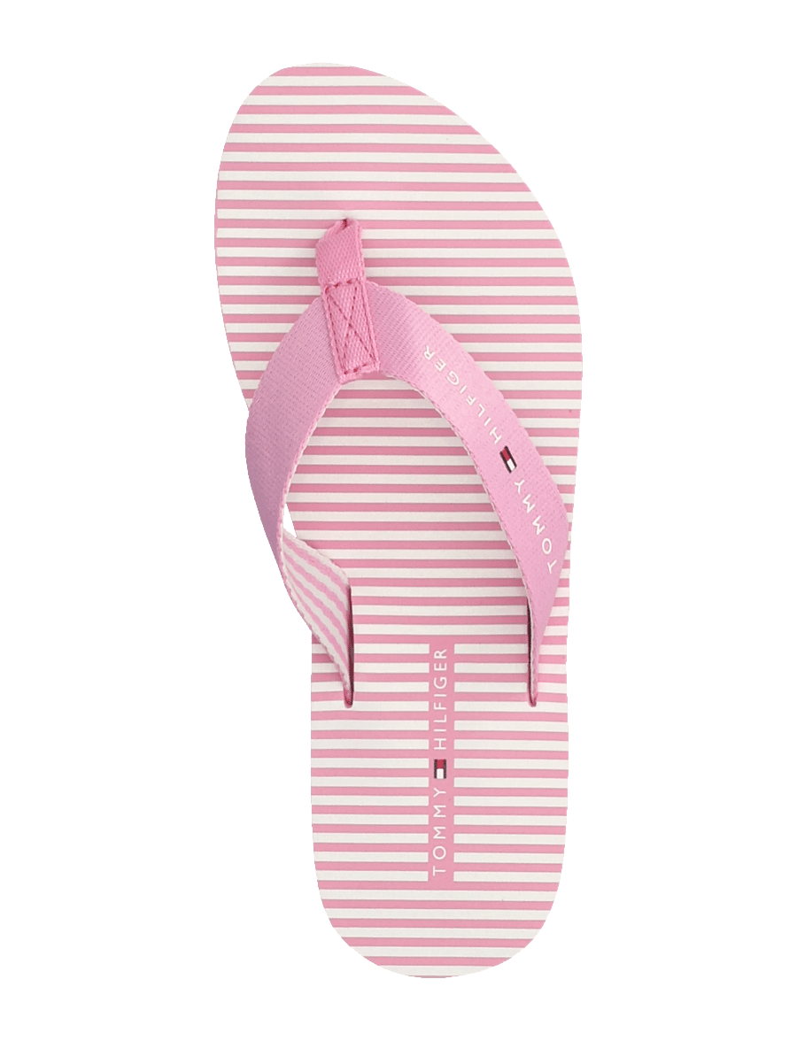 Tommy Hilfiger - TH ITHACA STRIPE SUMMER SANDAL - plätud - rose petal - 3