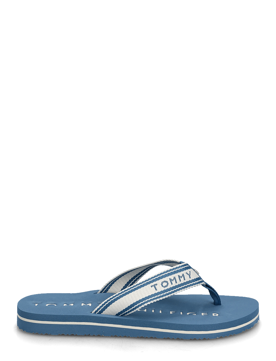 Tommy Hilfiger - TH WEBBING SUMMER SANDAL - flip flops - cobalt steel - 1