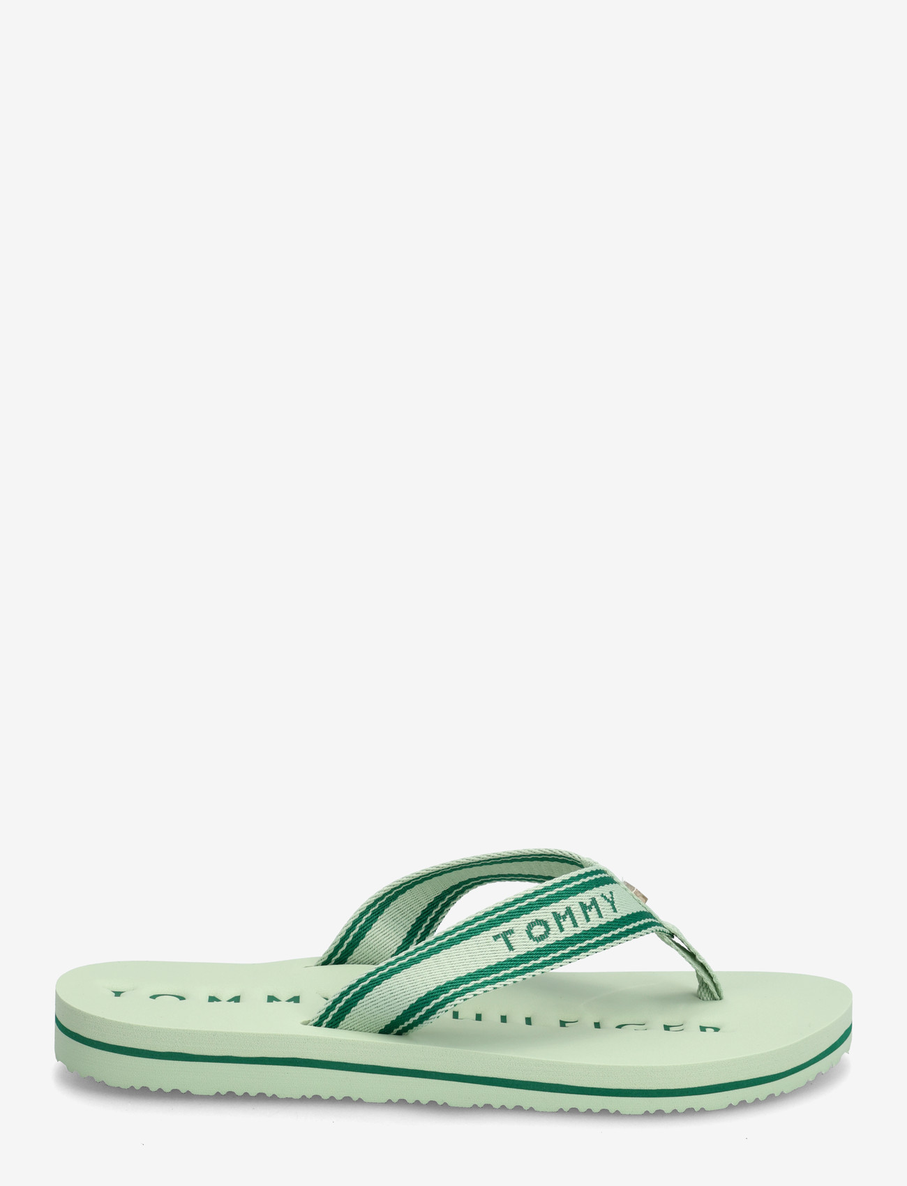 Tommy Hilfiger - TH WEBBING SUMMER SANDAL - flip flops - gentle jade - 1
