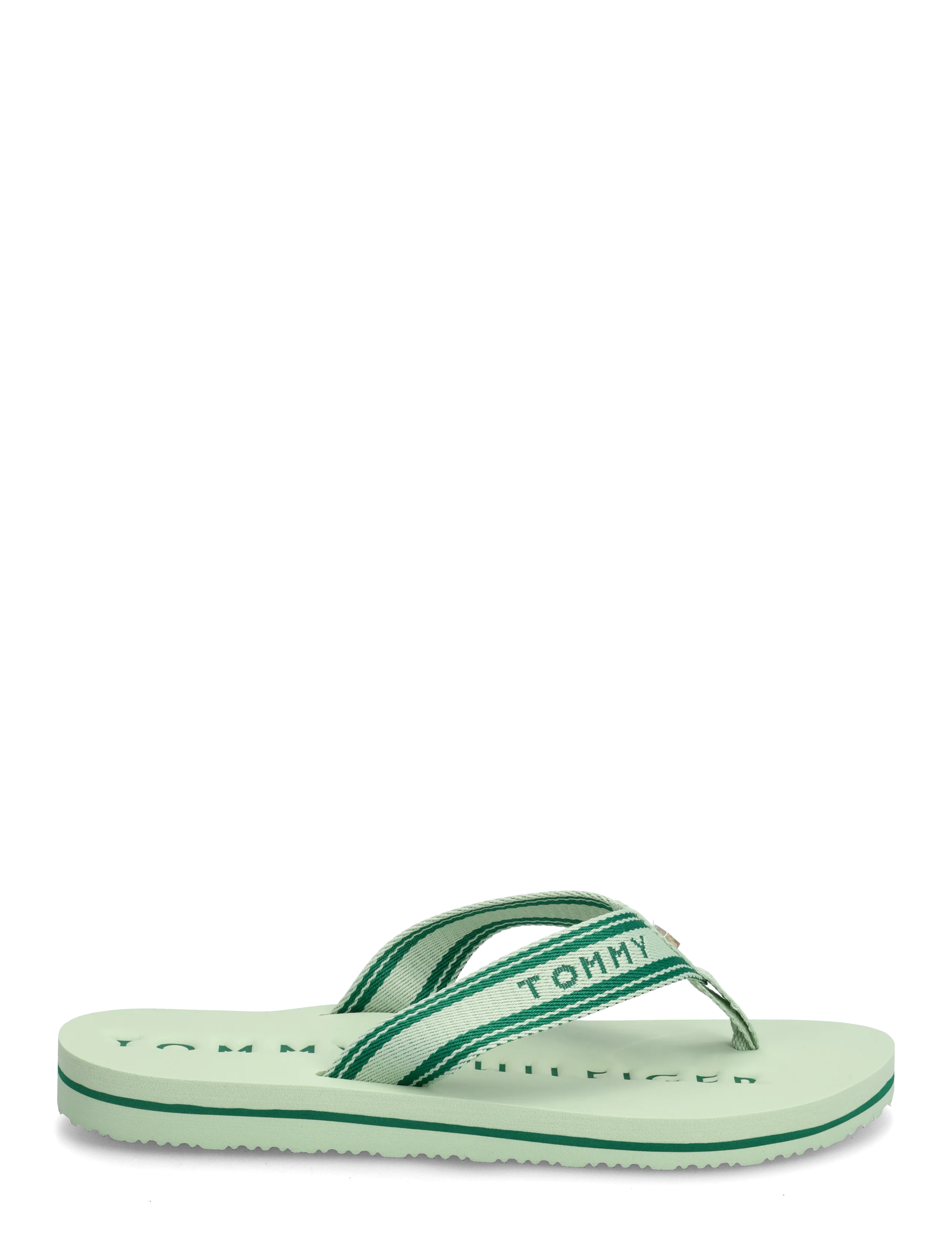Tommy Hilfiger - TH WEBBING SUMMER SANDAL - flip flops - gentle jade - 1