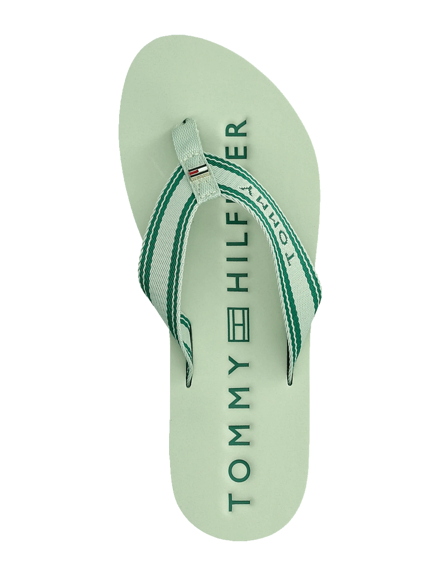 Tommy Hilfiger - TH WEBBING SUMMER SANDAL - klipklapper - gentle jade - 3