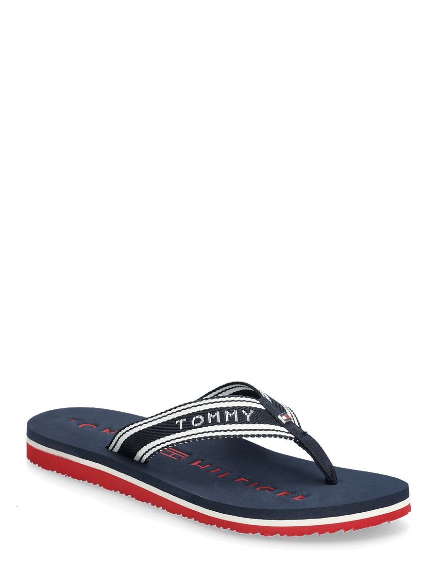 Tommy Hilfiger - TH WEBBING SUMMER SANDAL - plätud - rwb - 0