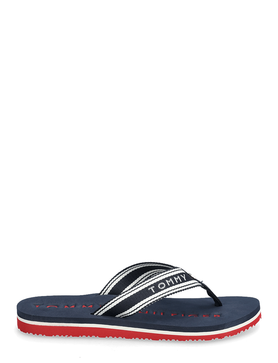 Tommy Hilfiger - TH WEBBING SUMMER SANDAL - plätud - rwb - 1
