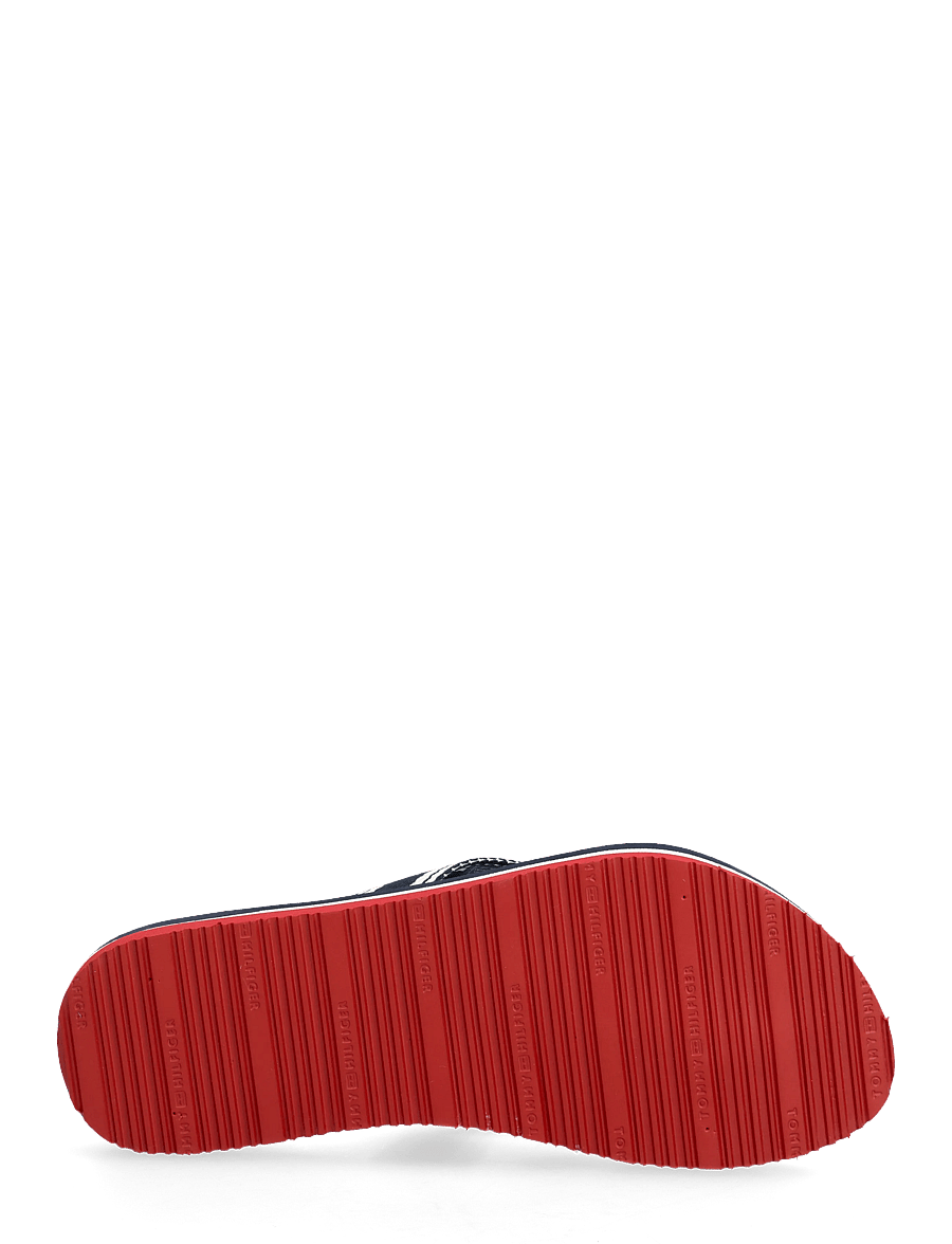 Tommy Hilfiger - TH WEBBING SUMMER SANDAL - plätud - rwb - 4