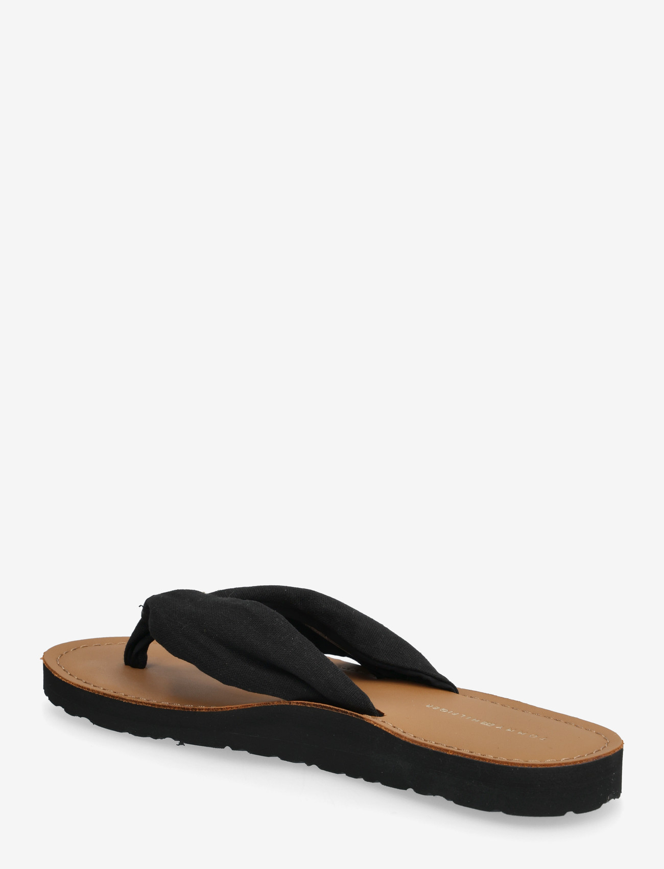 Tommy Hilfiger - TH LTR FOOTBED SUMMER SANDAL - flip flops - black - 2