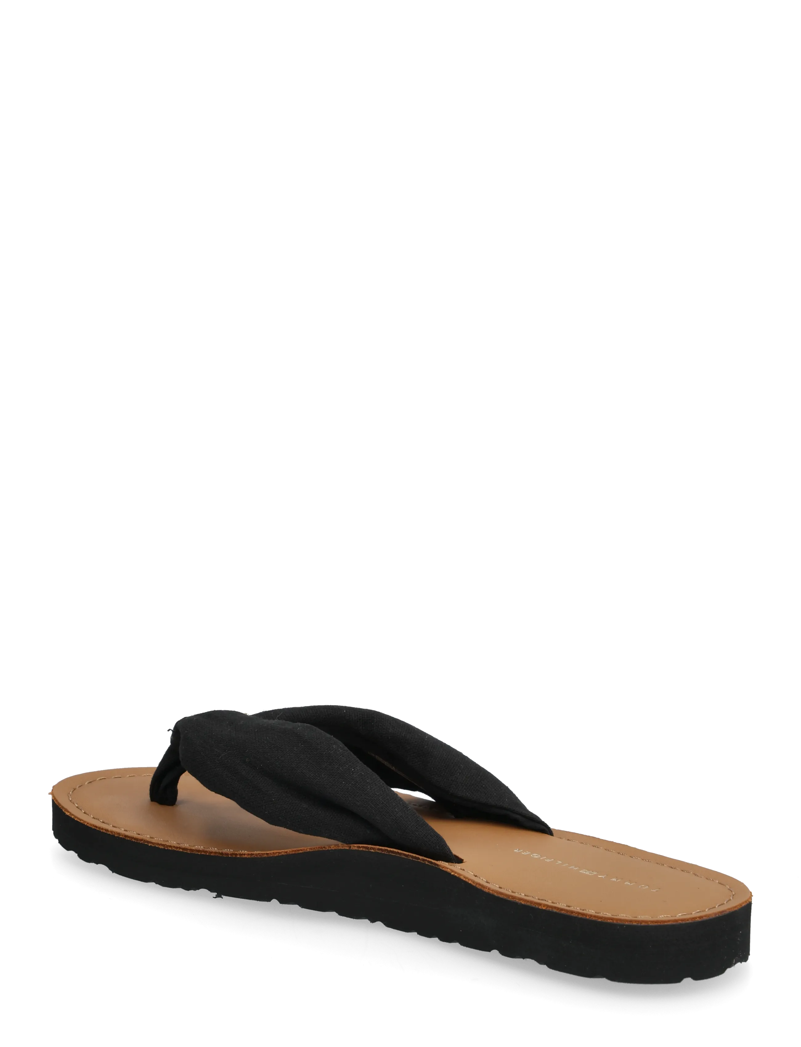 Tommy Hilfiger - TH LTR FOOTBED SUMMER SANDAL - sandales plates - black - 2