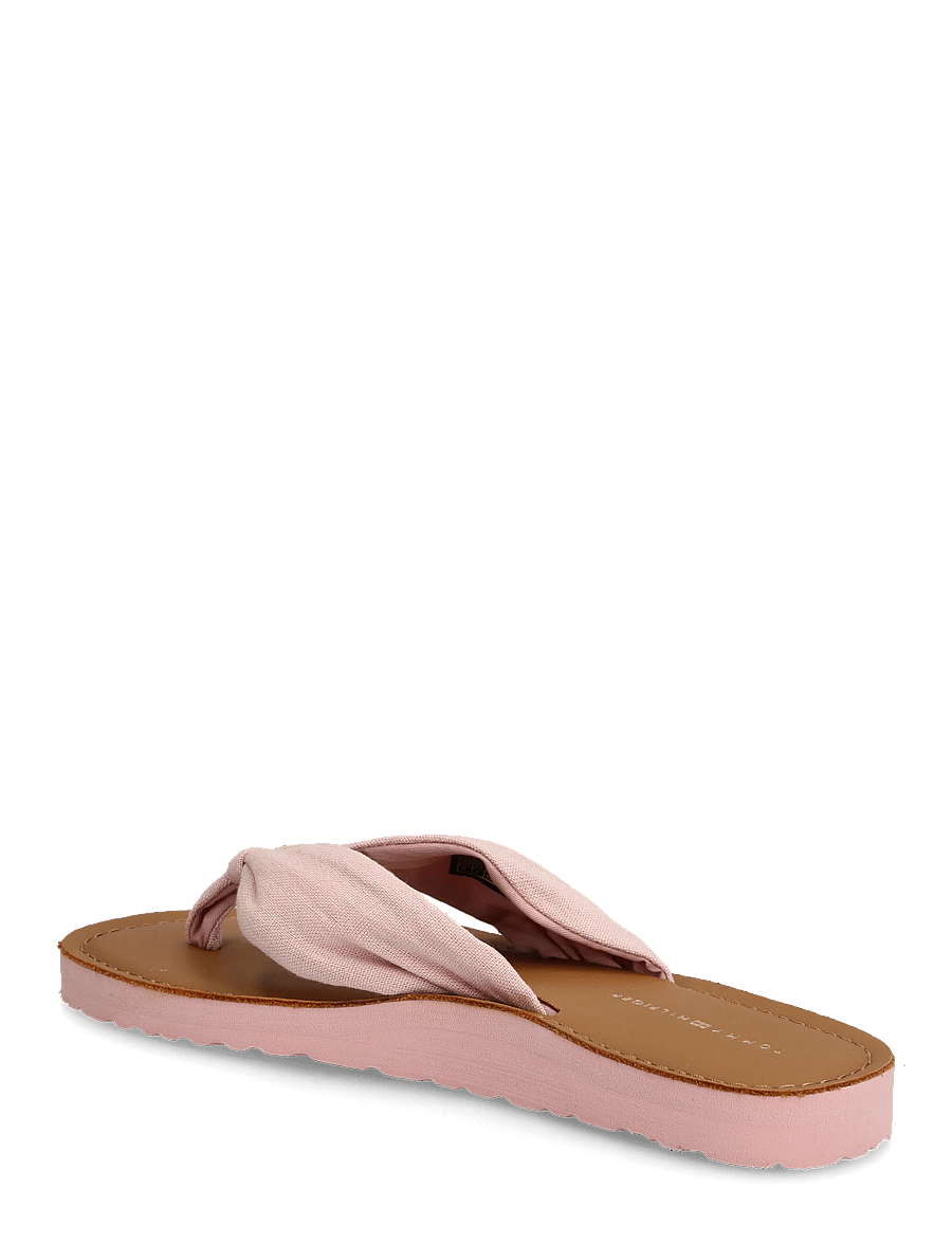 Tommy Hilfiger - TH LTR FOOTBED SUMMER SANDAL - platta sandaler - foggy pink - 2