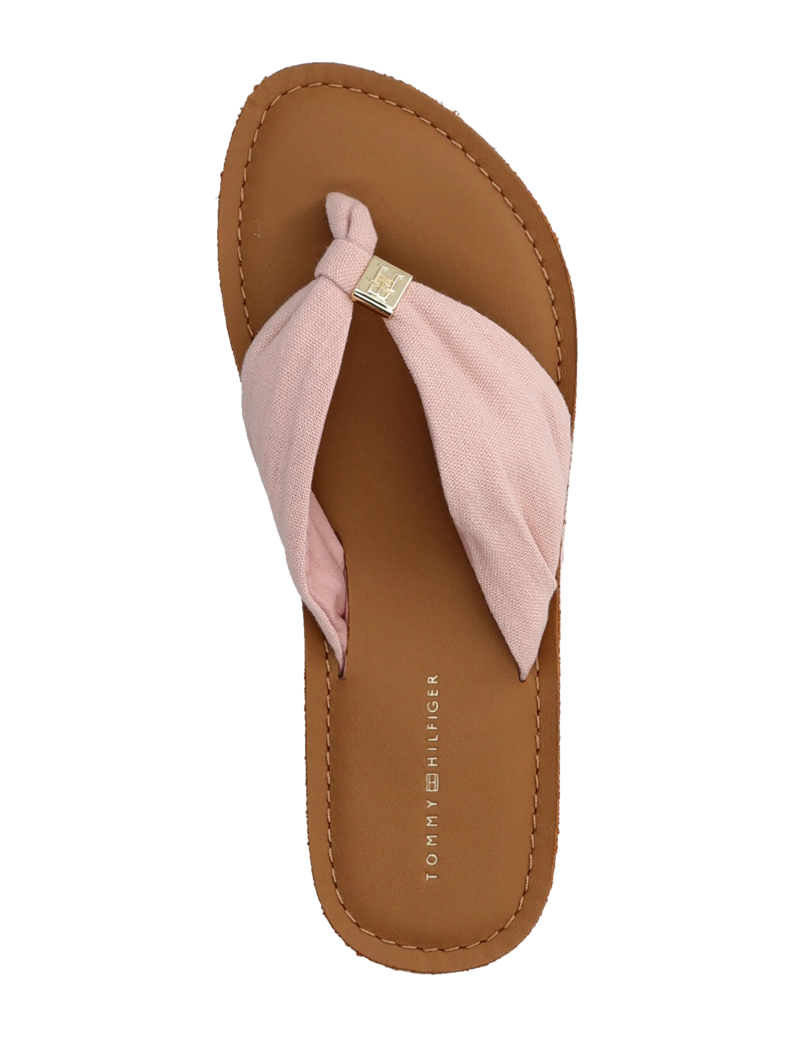 Tommy Hilfiger - TH LTR FOOTBED SUMMER SANDAL - flade sandaler - foggy pink - 3