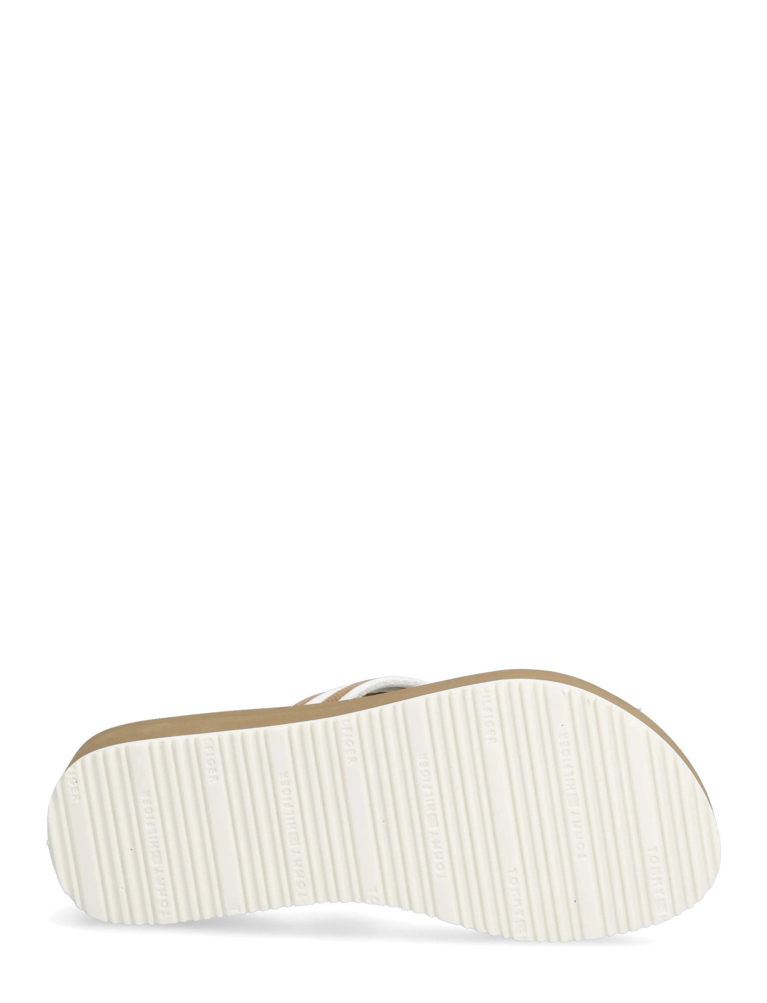 Tommy Hilfiger - TH STRIPE SUMMER SANDAL - plätud - safari canvas - 4