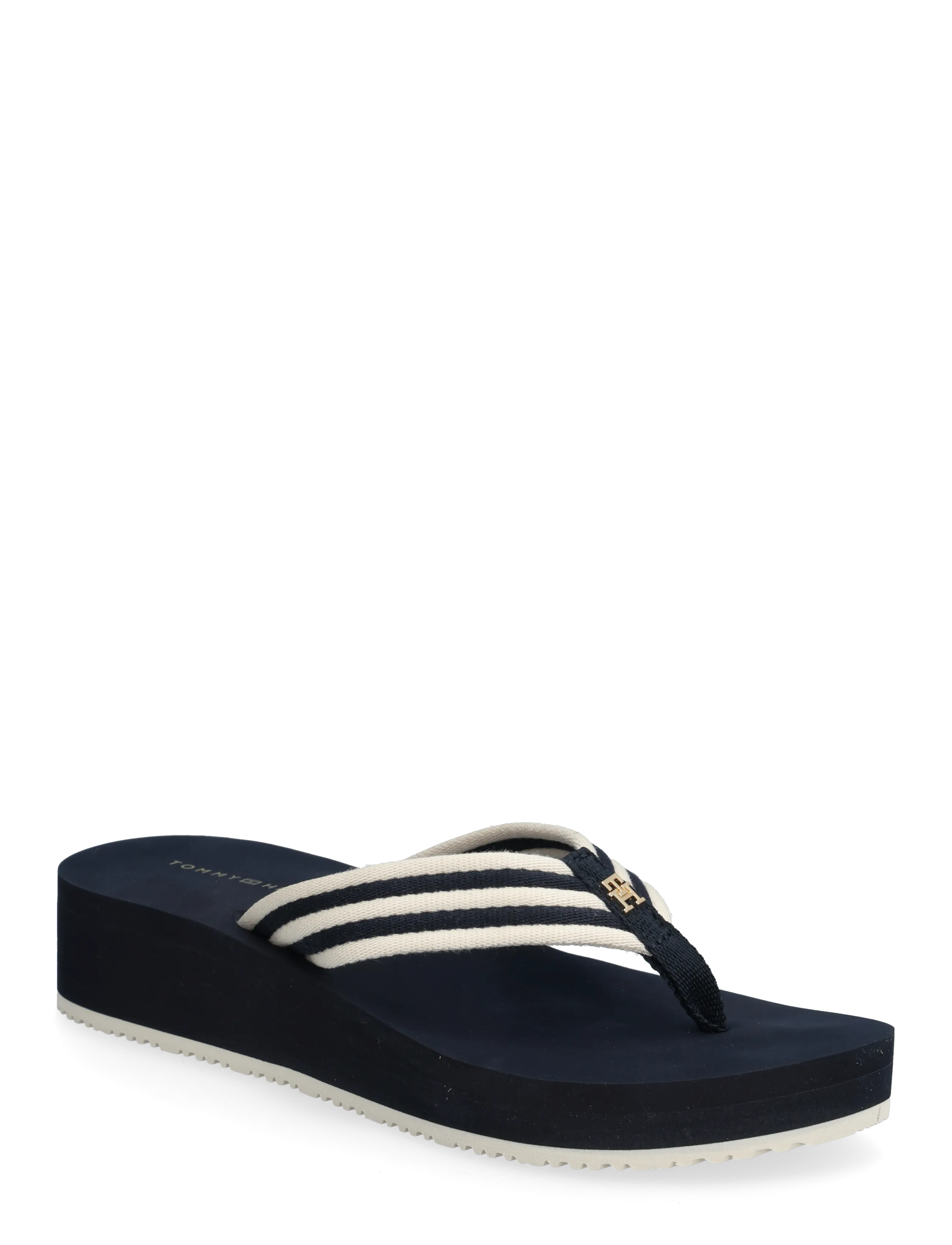 Tommy Hilfiger TH STRIPE SUMMER SANDAL - Nouveautes - SPACE BLUE / navy