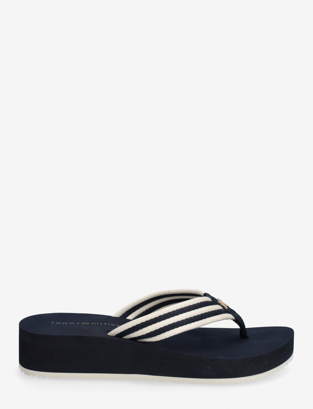 Tommy Hilfiger - TH STRIPE SUMMER SANDAL - klipklapper - space blue - 1