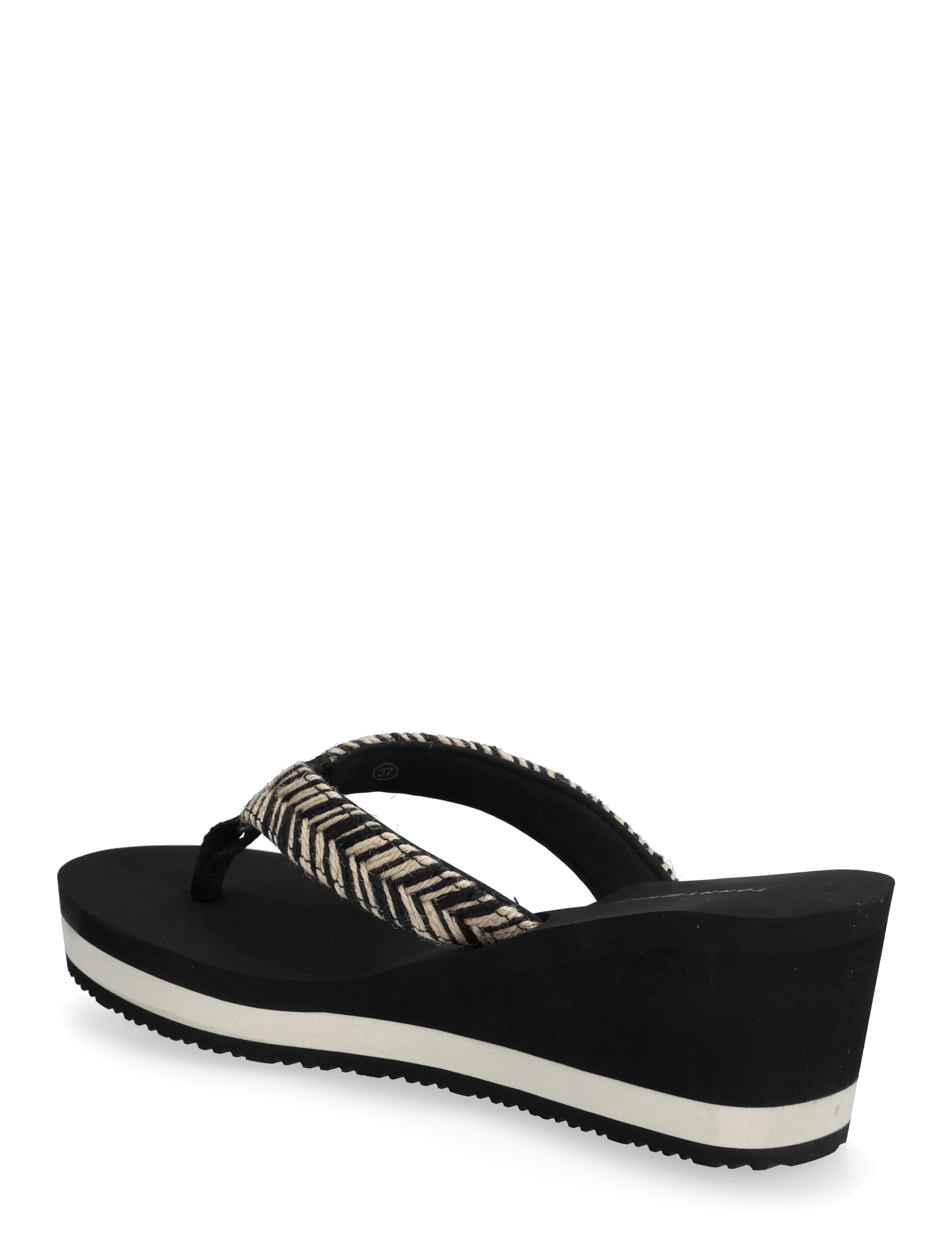 Tommy Hilfiger - TH ROPE SUMMER SANDAL - platformsandaler - black - 2