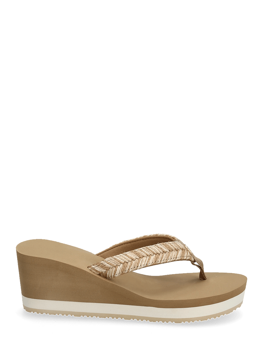 Tommy Hilfiger - TH ROPE SUMMER SANDAL - sandały na platformie - safari canvas - 2