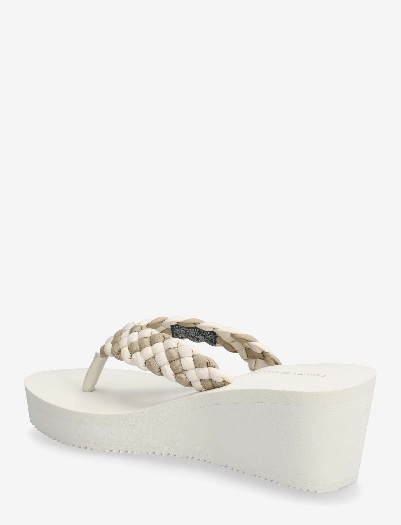 Tommy Hilfiger - TH WEDGE BRAIDED SUMMER SANDAL - platåsandaler - soft cream classic beige - 2
