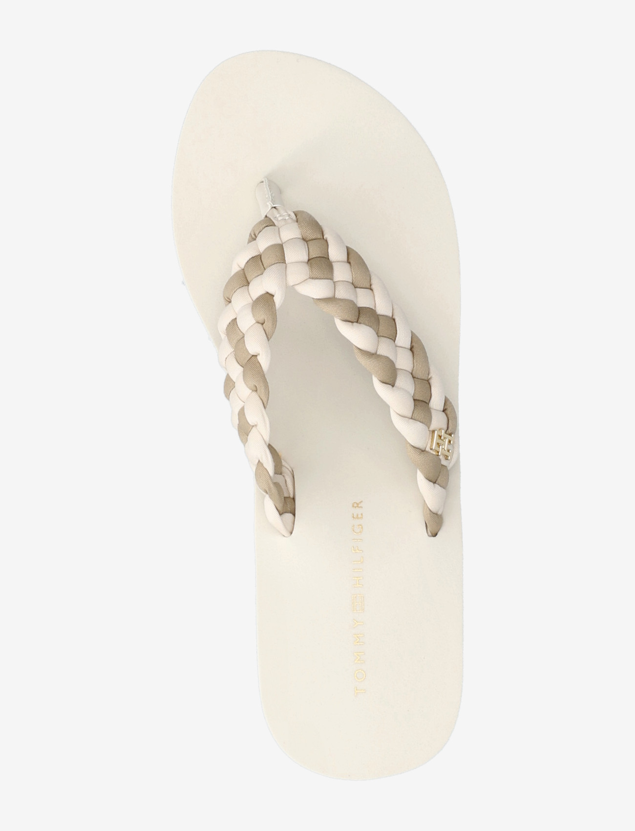 Tommy Hilfiger - TH WEDGE BRAIDED SUMMER SANDAL - platåsandaler - soft cream classic beige - 3