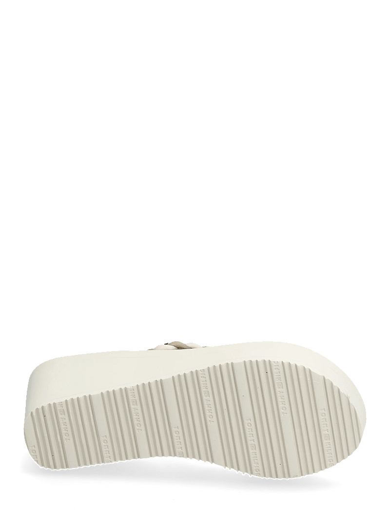Tommy Hilfiger - TH WEDGE BRAIDED SUMMER SANDAL - platåsandaler - soft cream classic beige - 4