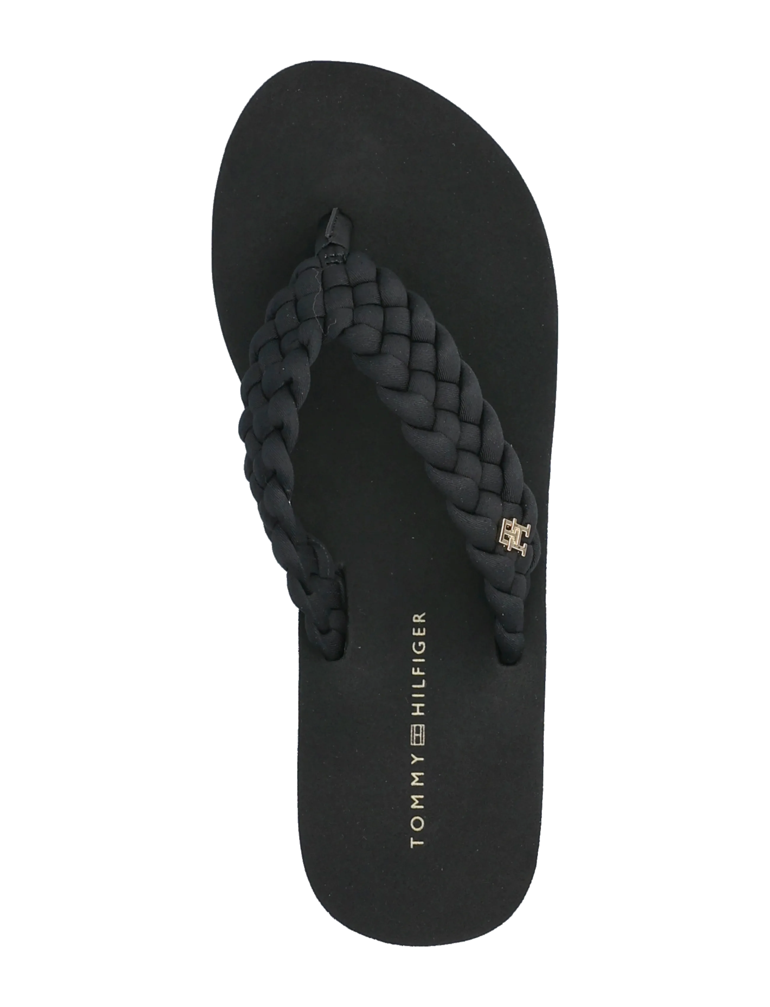 Tommy Hilfiger - TH WEDGE BRAIDED SUMMER SANDAL - platformsandaler - black - 3